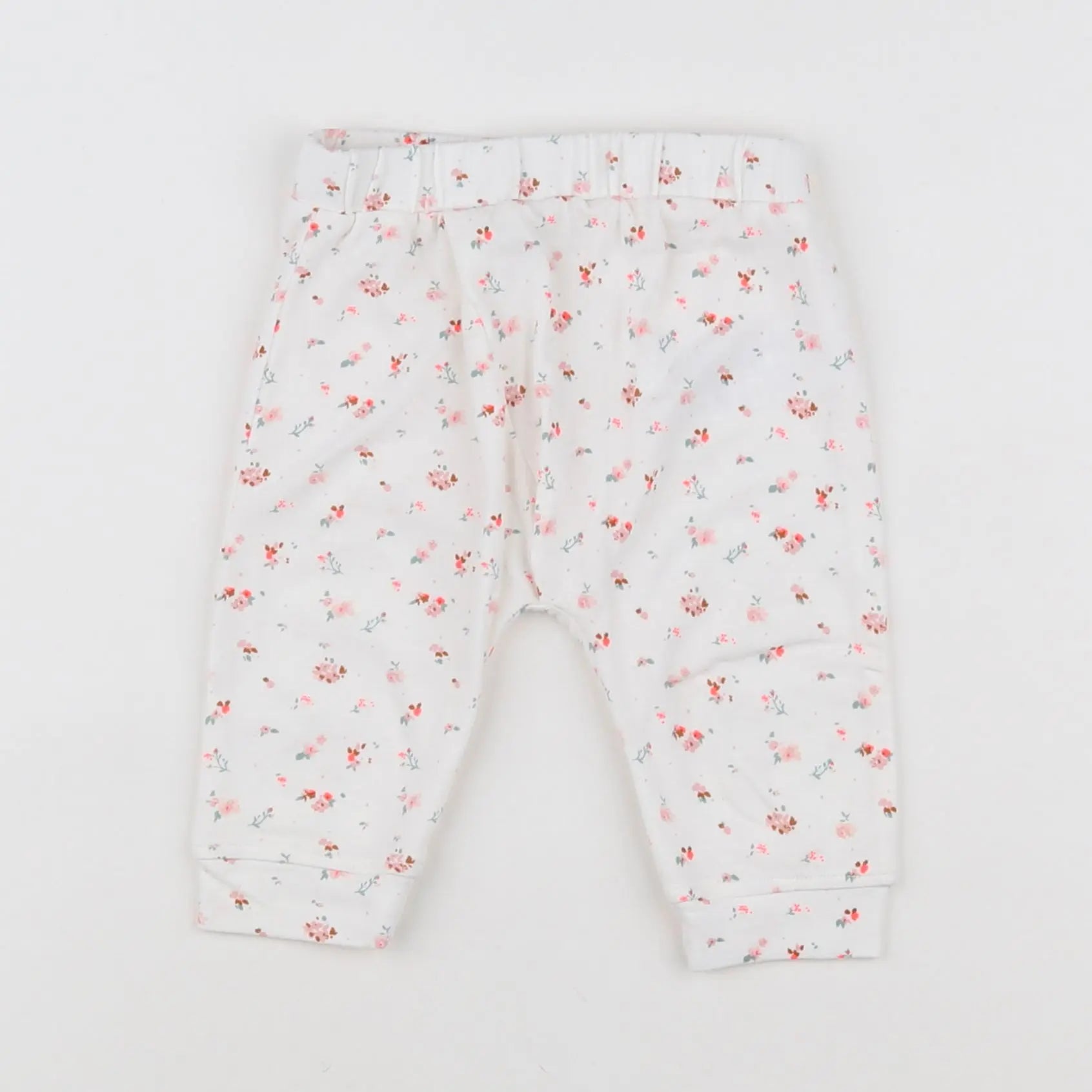 Vertbaudet - pantalon blanc - 9 mois