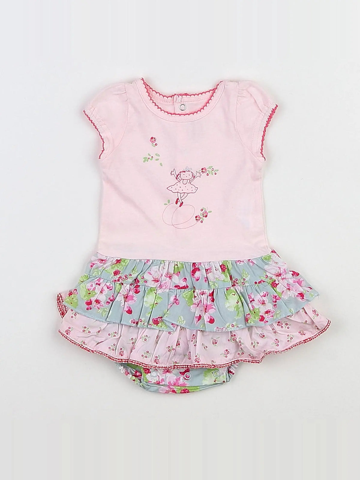 Catimini - body vetement rose - 3 mois