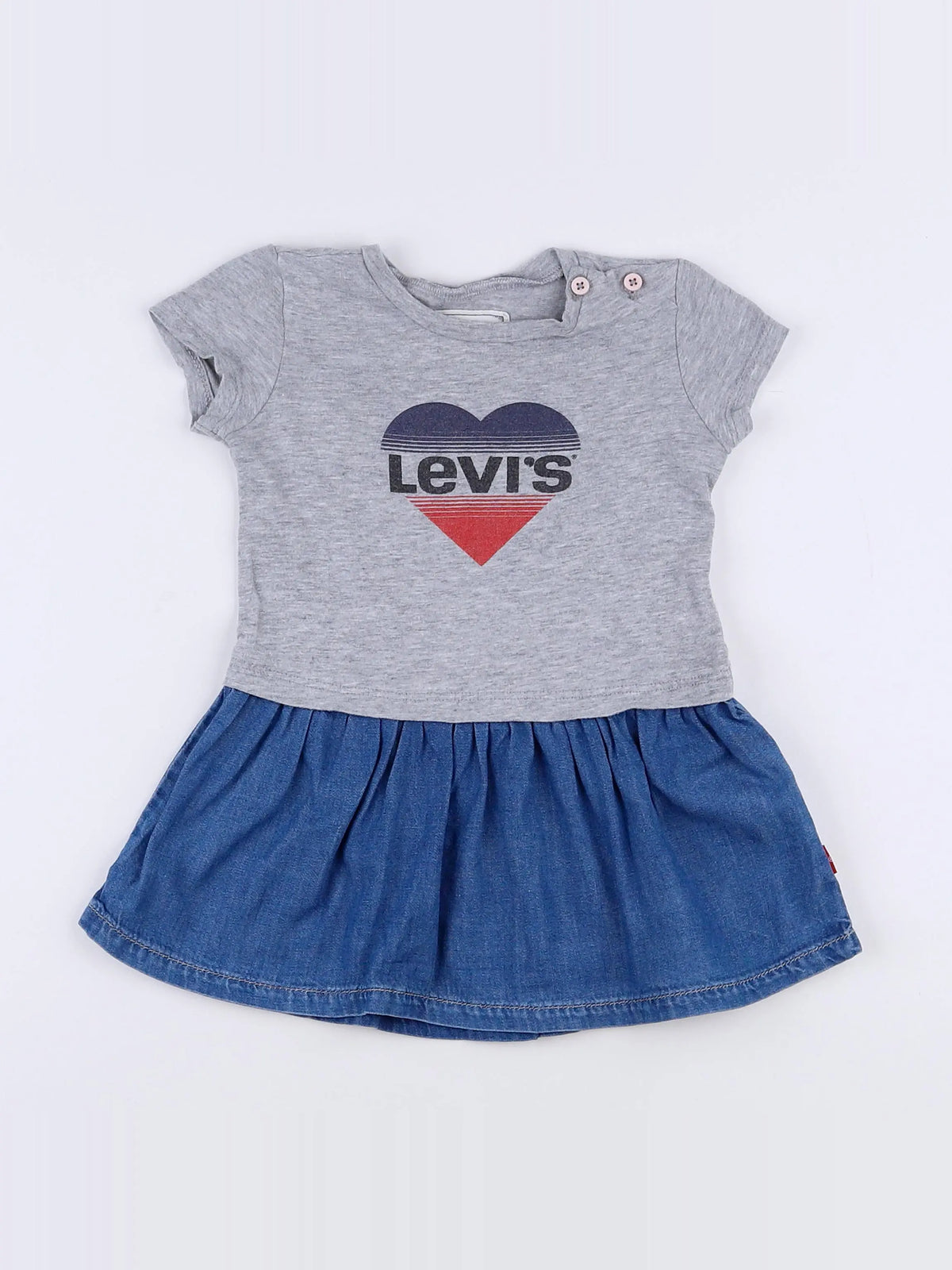 Levi's - robe gris - 12 mois