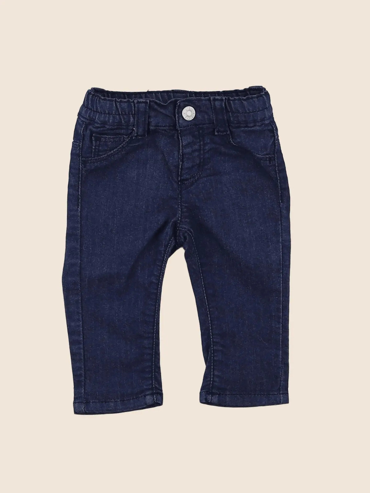 Benetton - pantalon bleu - 3 mois