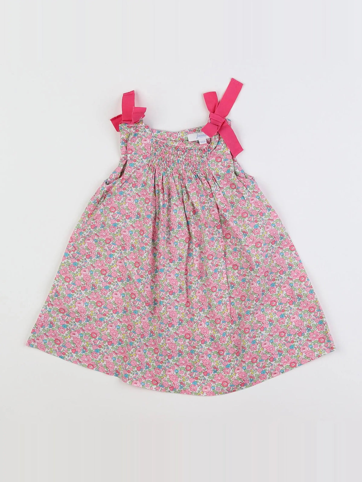 Jacadi - robe liberty multicolore - 6 mois