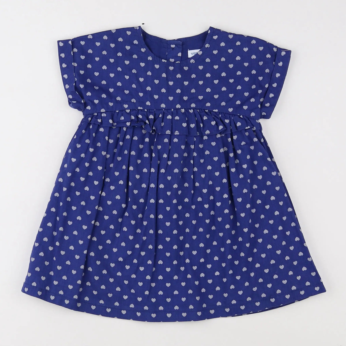 Vertbaudet - robe bleu - 18 mois