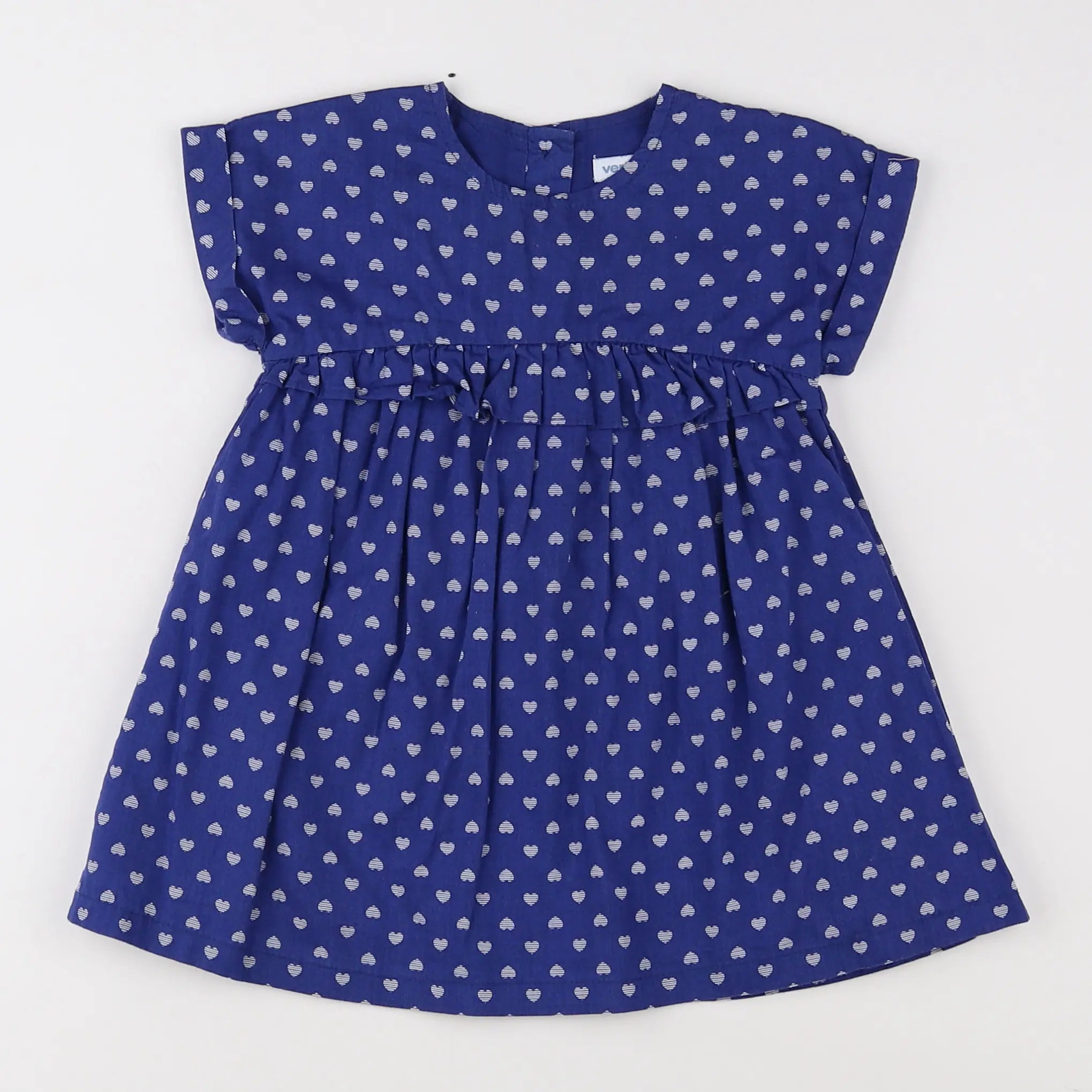 Vertbaudet - robe bleu - 18 mois