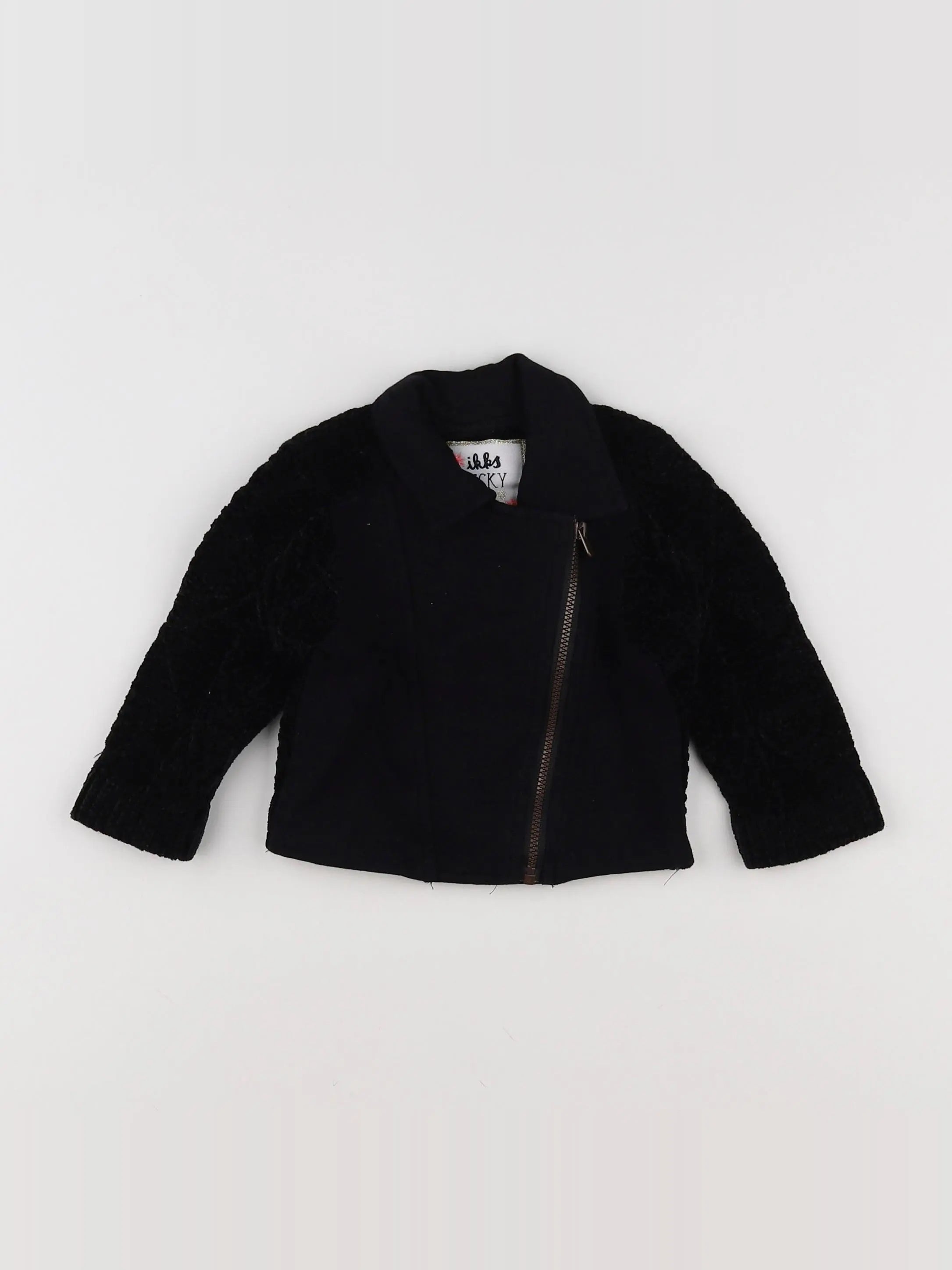 IKKS - veste noir - 12 mois
