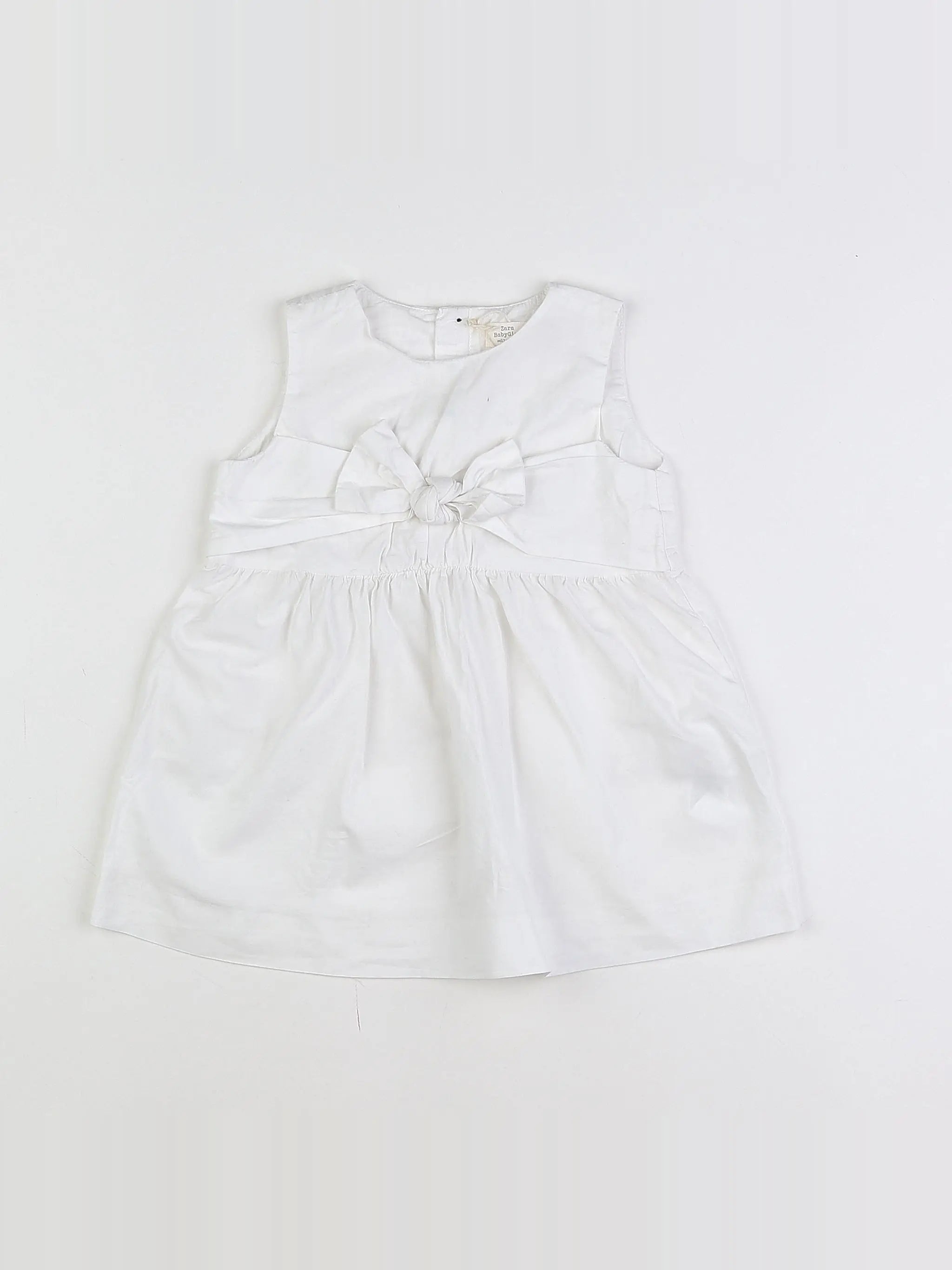 Zara - robe blanc - 18 mois à 2 ans