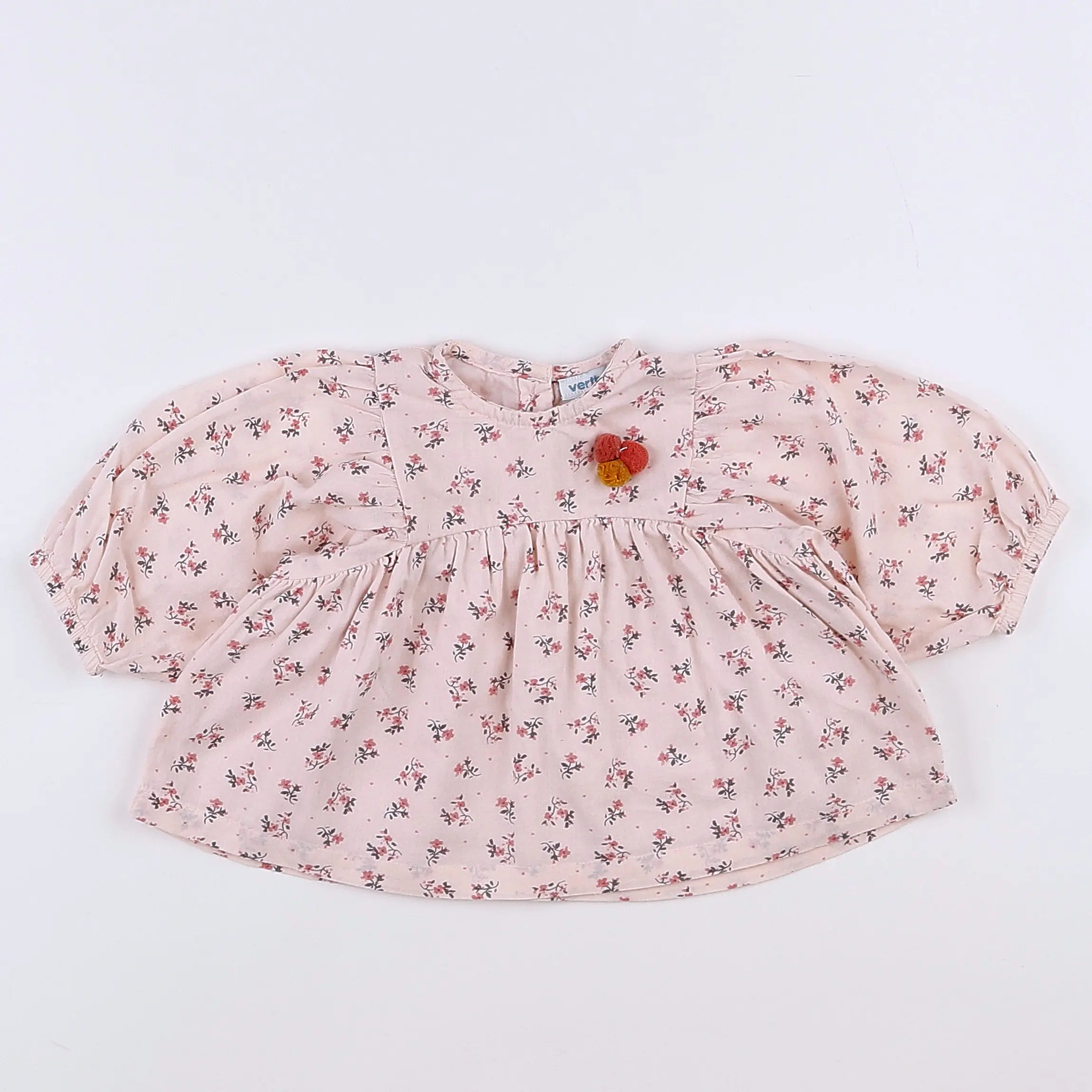 Vertbaudet - blouse rose - 12 mois