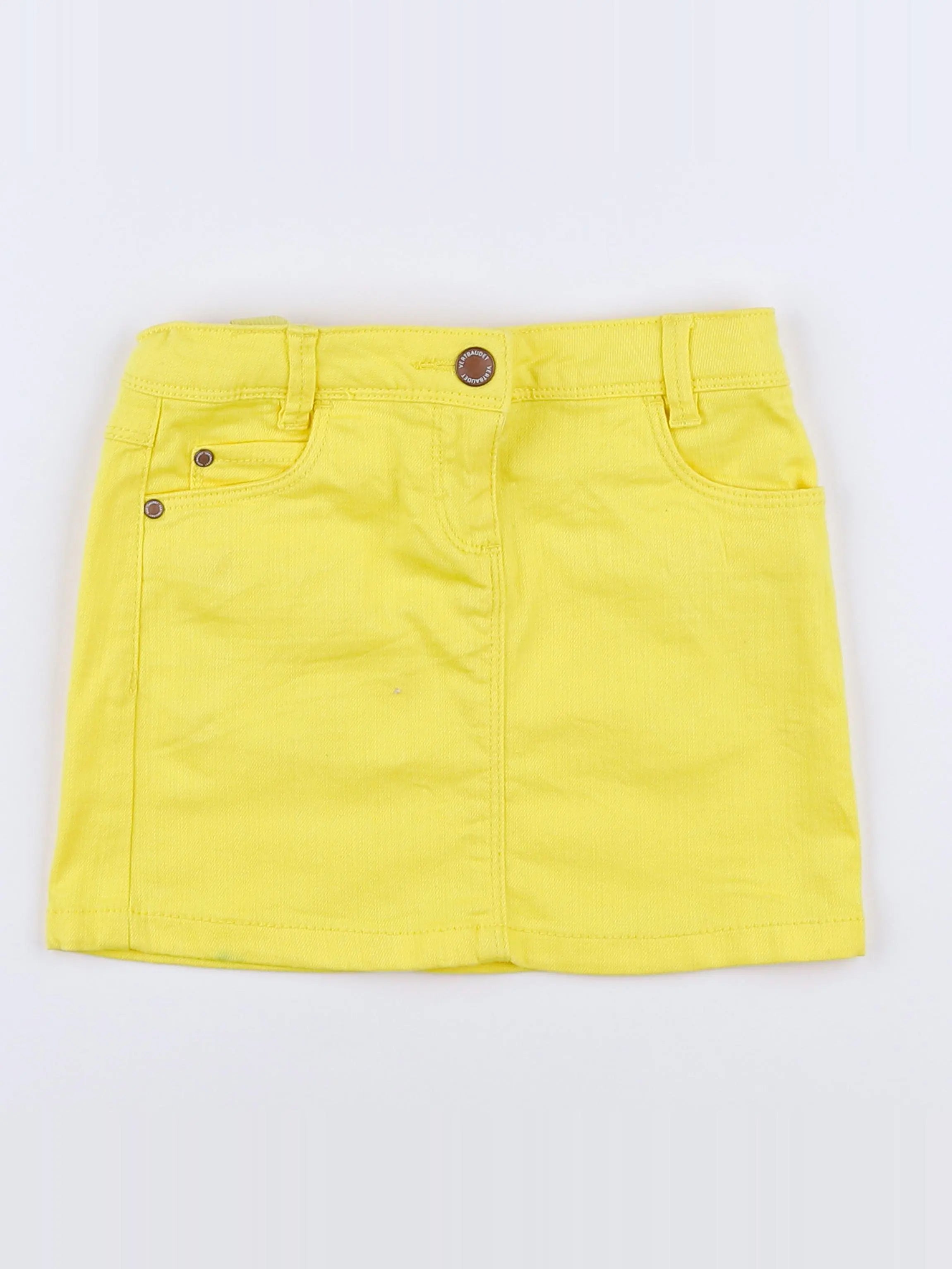 Vertbaudet - jupe jaune - 5 ans