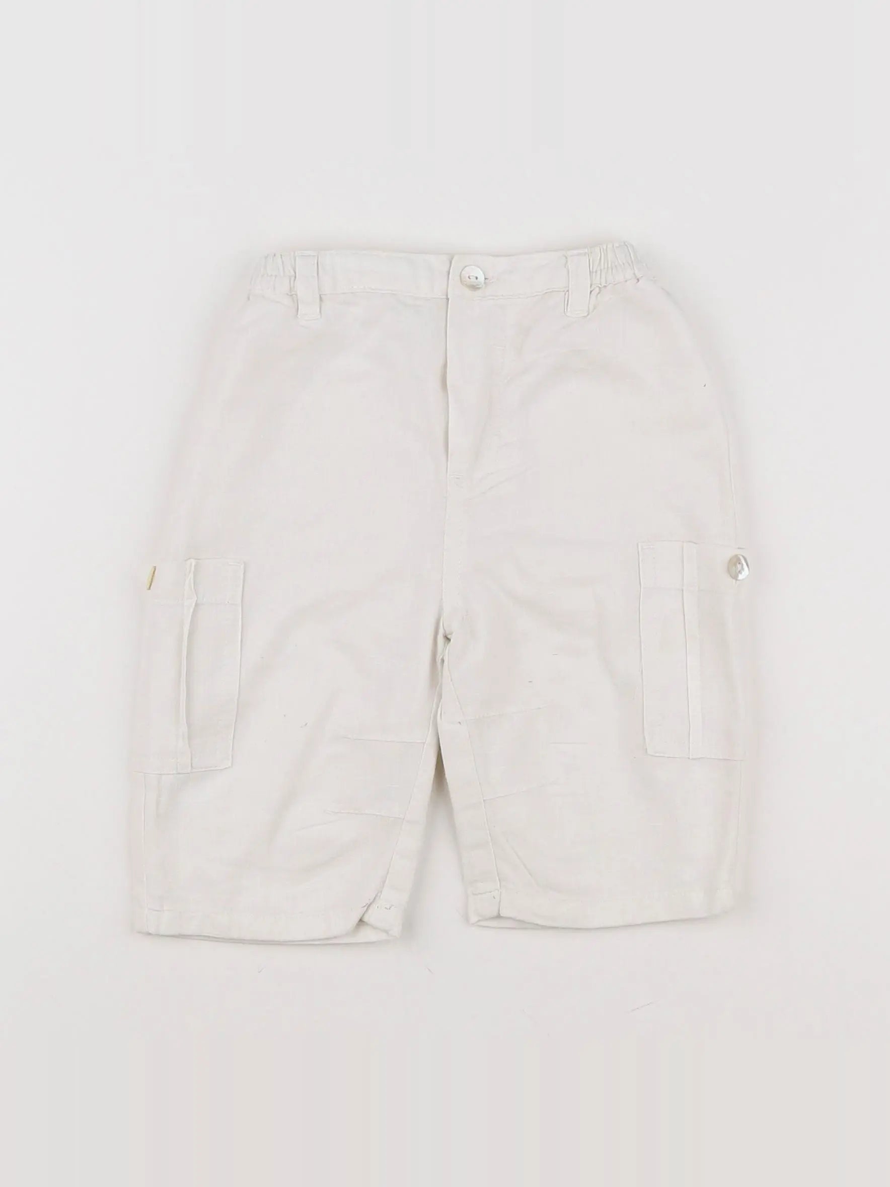 Vertbaudet - pantalon blanc - 6 mois
