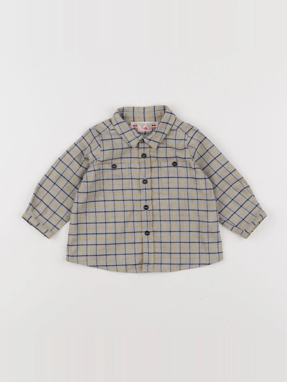 Bonpoint - chemise gris - 6 mois