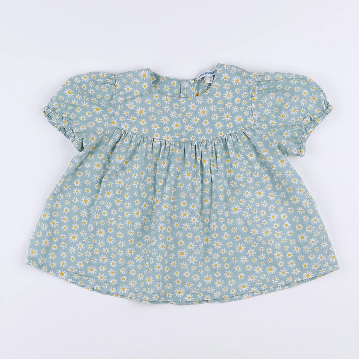 Vertbaudet - blouse blanc - 12 mois