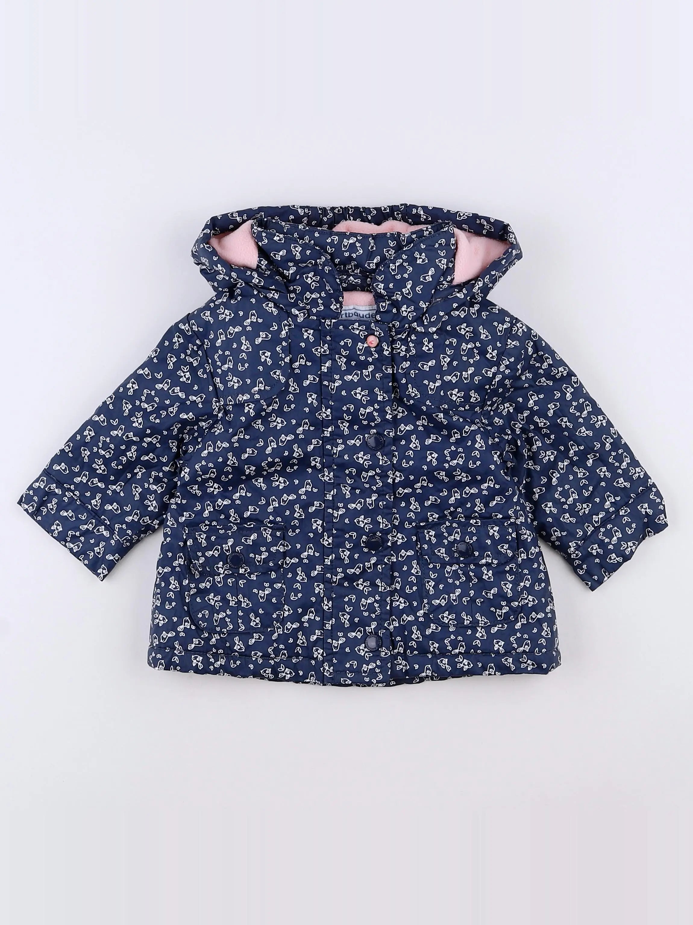 Vertbaudet - imperméable bleu - 3 mois