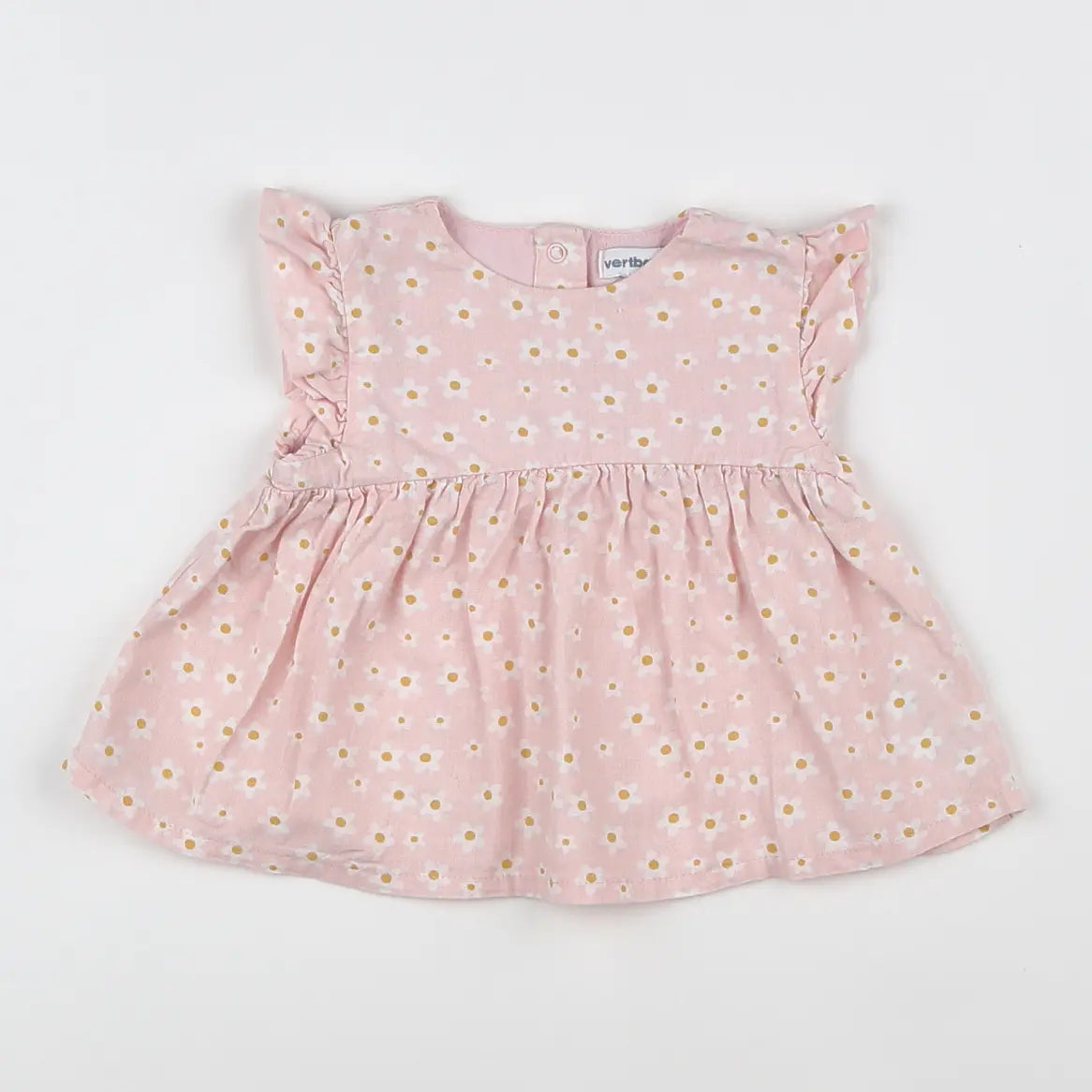 Vertbaudet - blouse rose - 6 mois