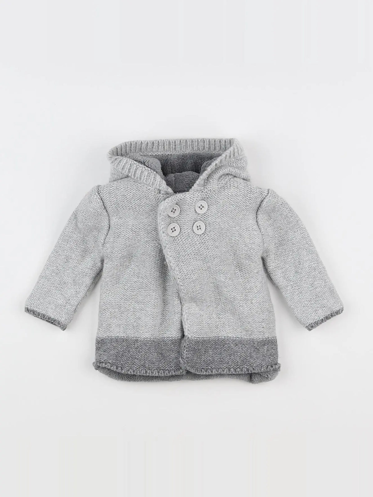 Noukie's - gilet gris - 6 mois