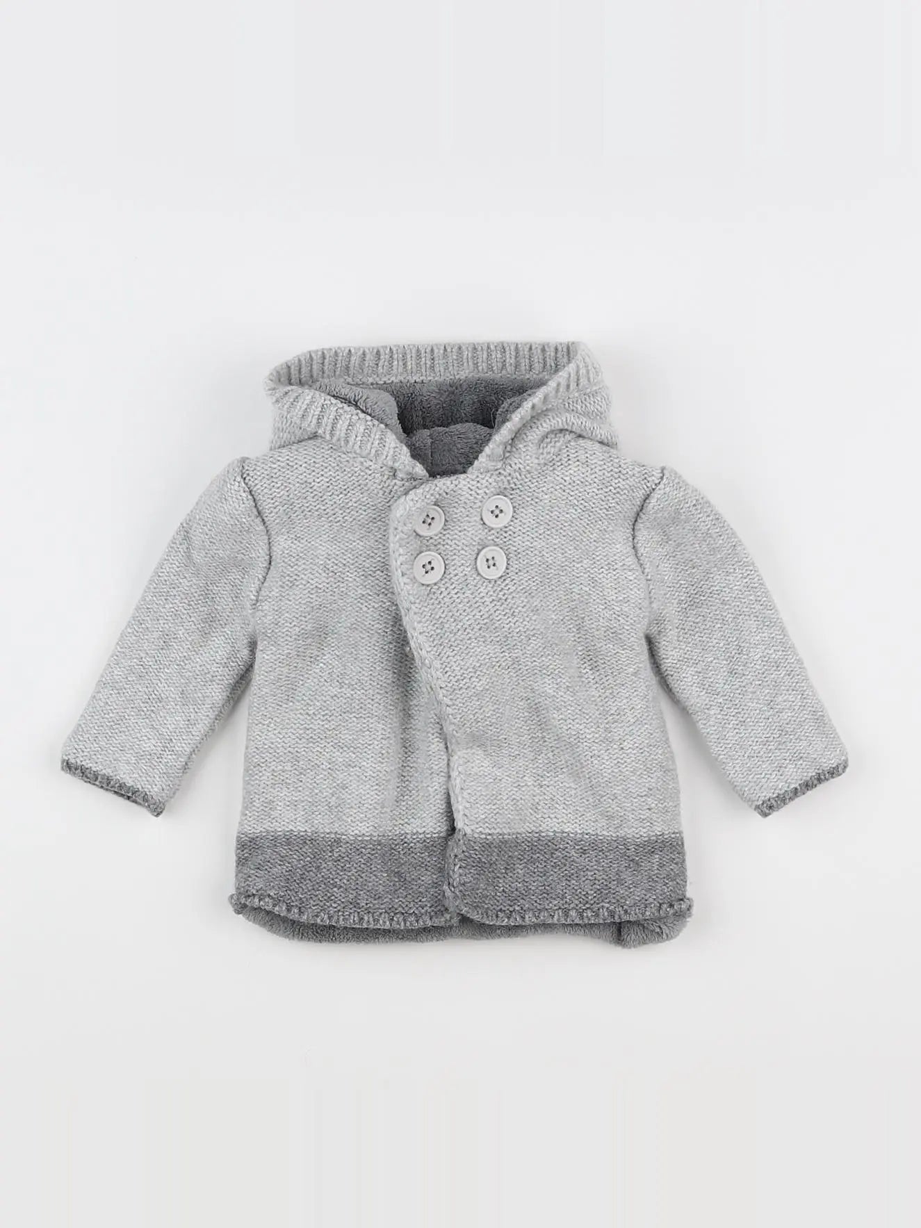 Noukie's - gilet gris - 6 mois