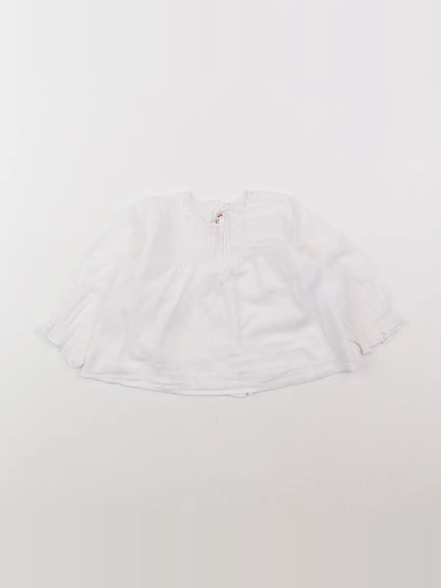 Bonpoint - blouse blanc - 12 mois