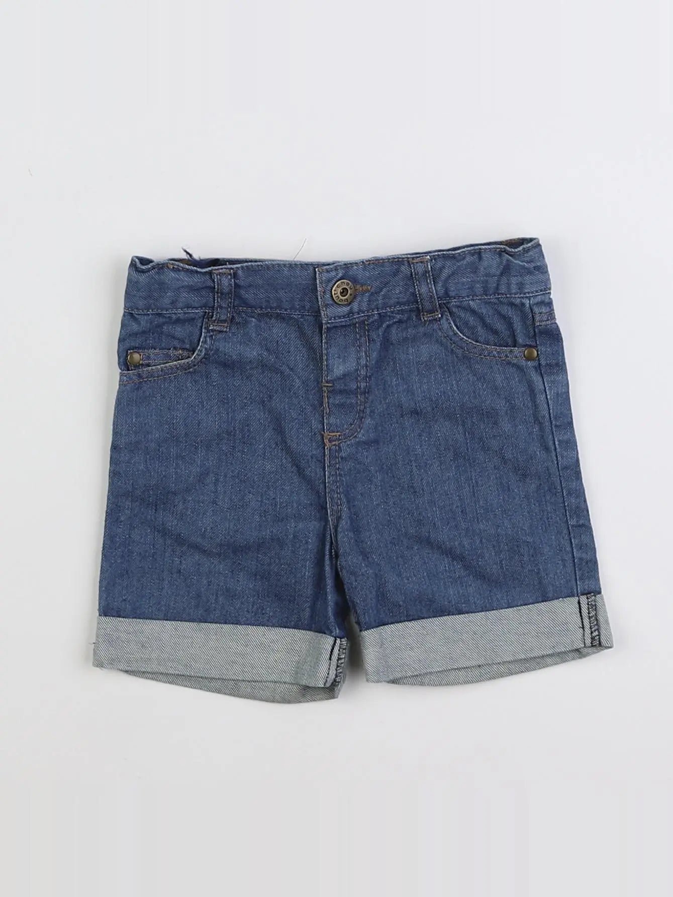 Boutchou - short bleu - 9 mois