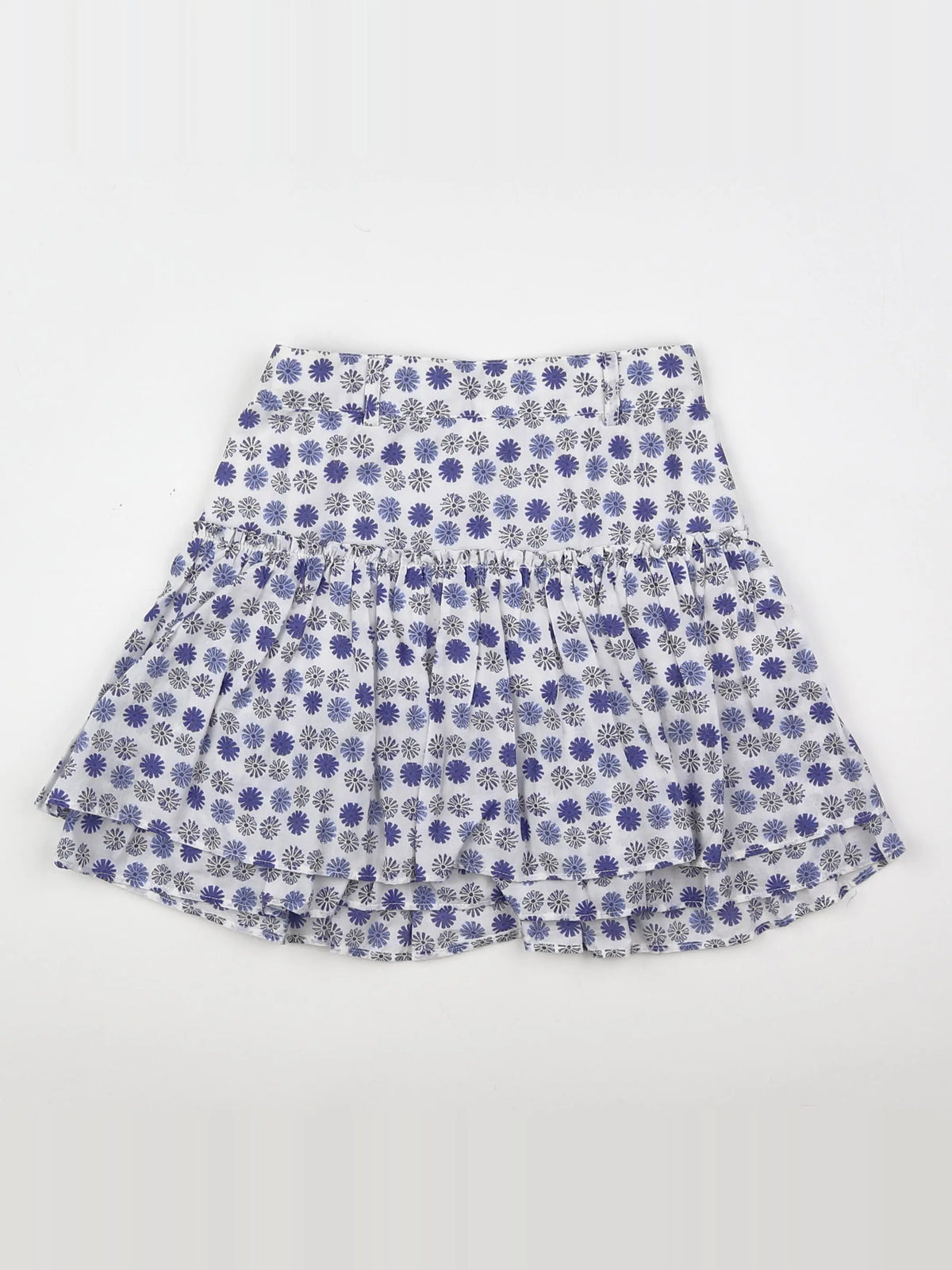 Okaidi - jupe blanc, bleu - 8 ans