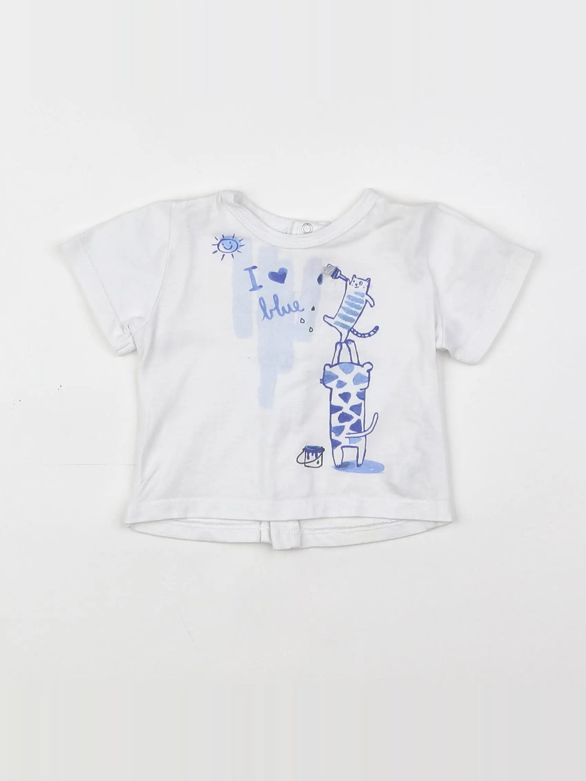 Catimini - tee-shirt blanc - 3 mois