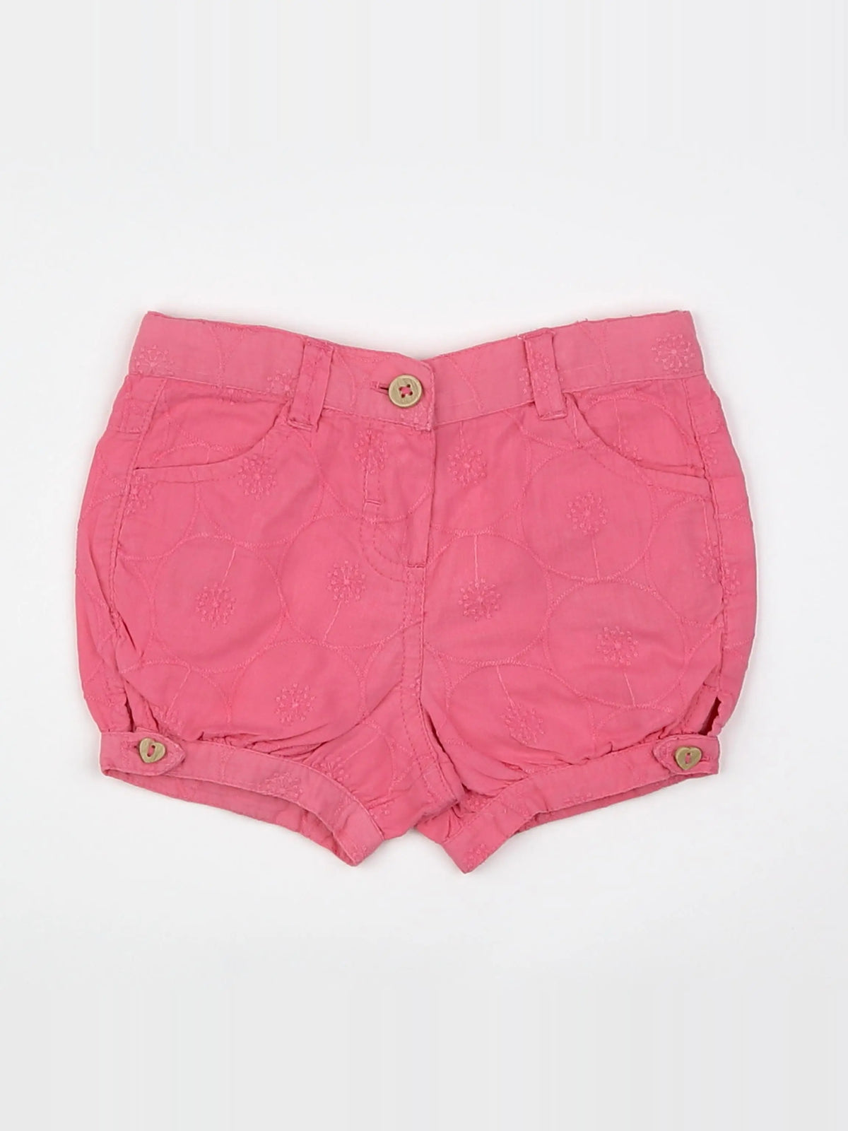 Tape à l'oeil - short rose - 12 mois