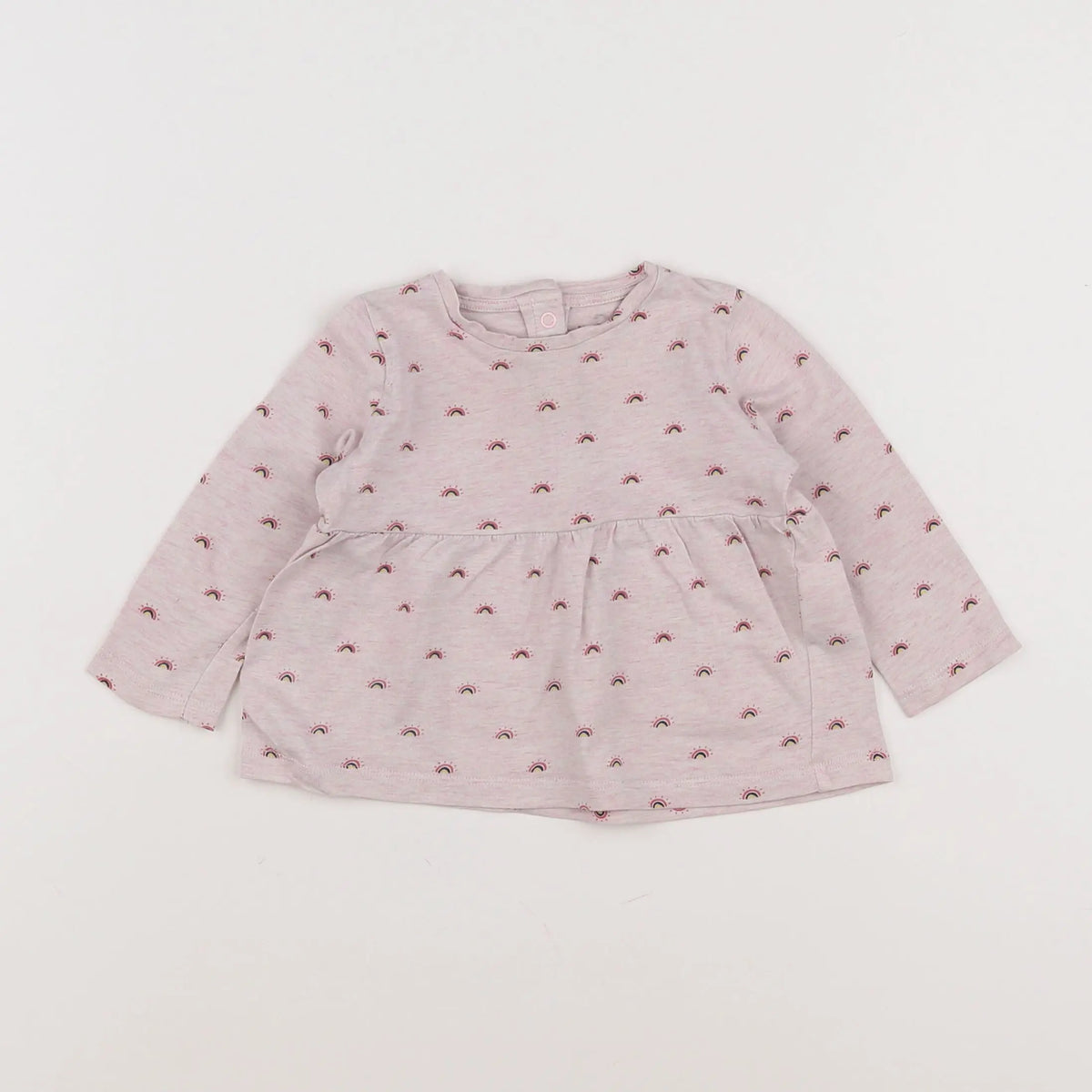 Vertbaudet - tee-shirt rose - 9 mois