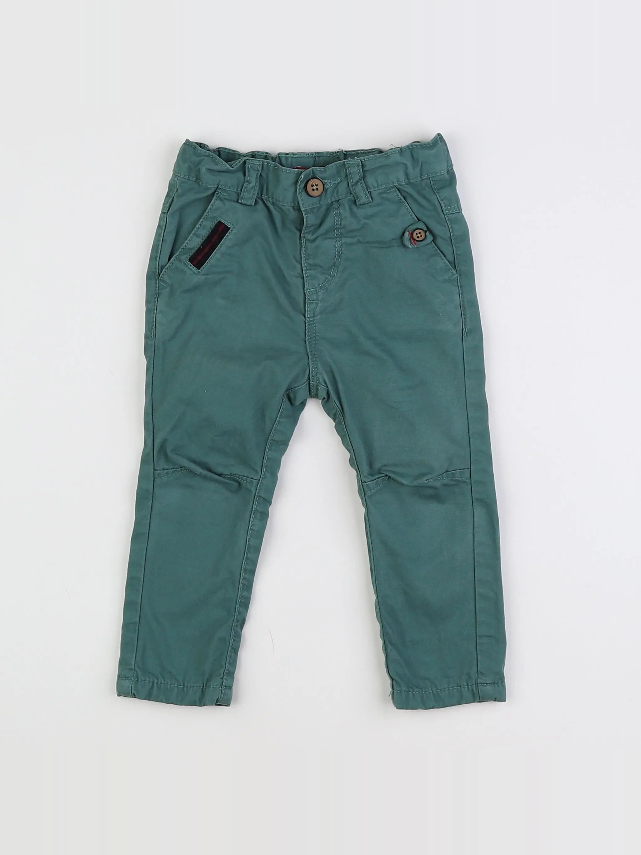 Tape à l'oeil - pantalon vert - 12 mois