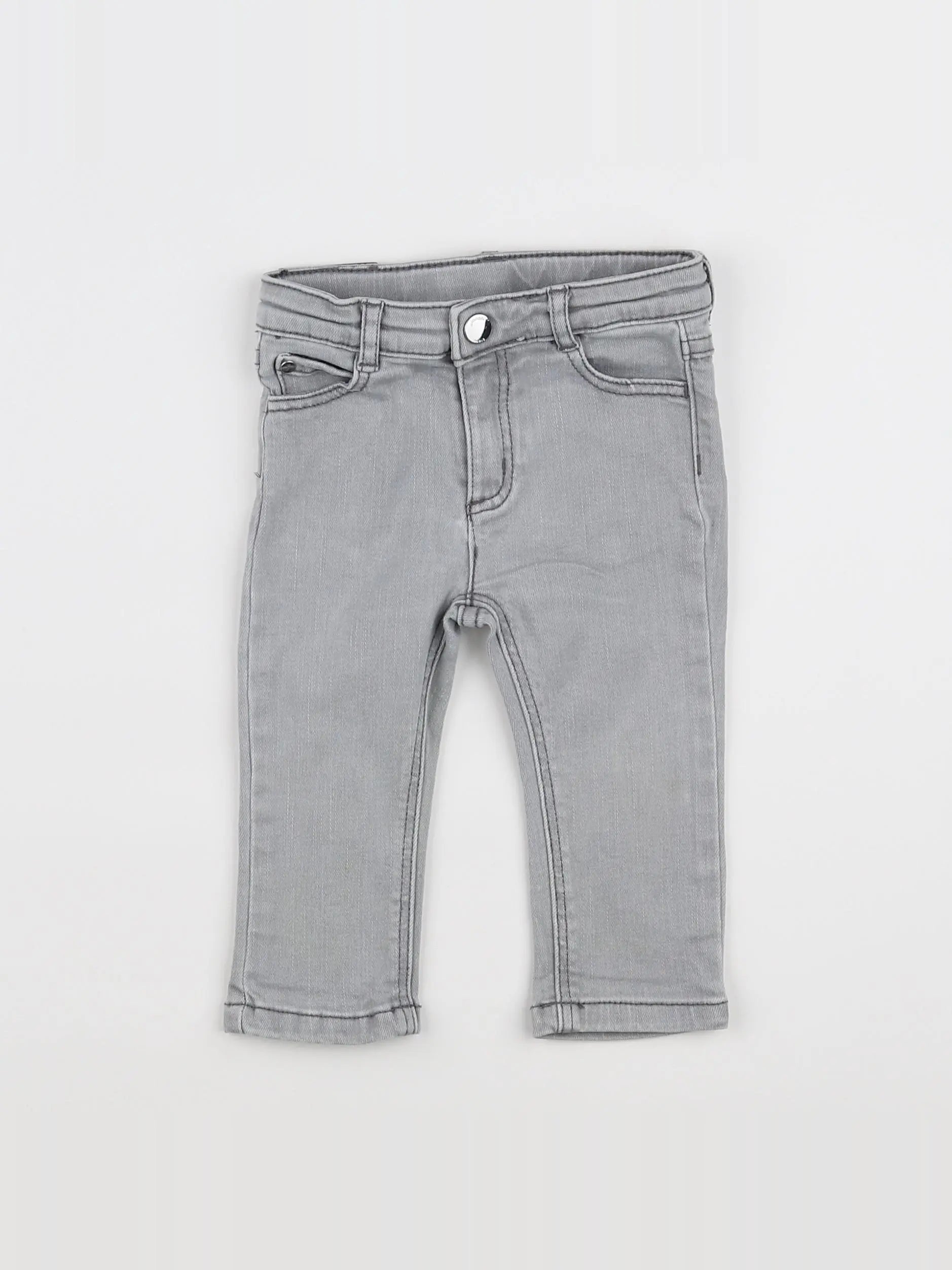 Jacadi - jean gris - 12 mois