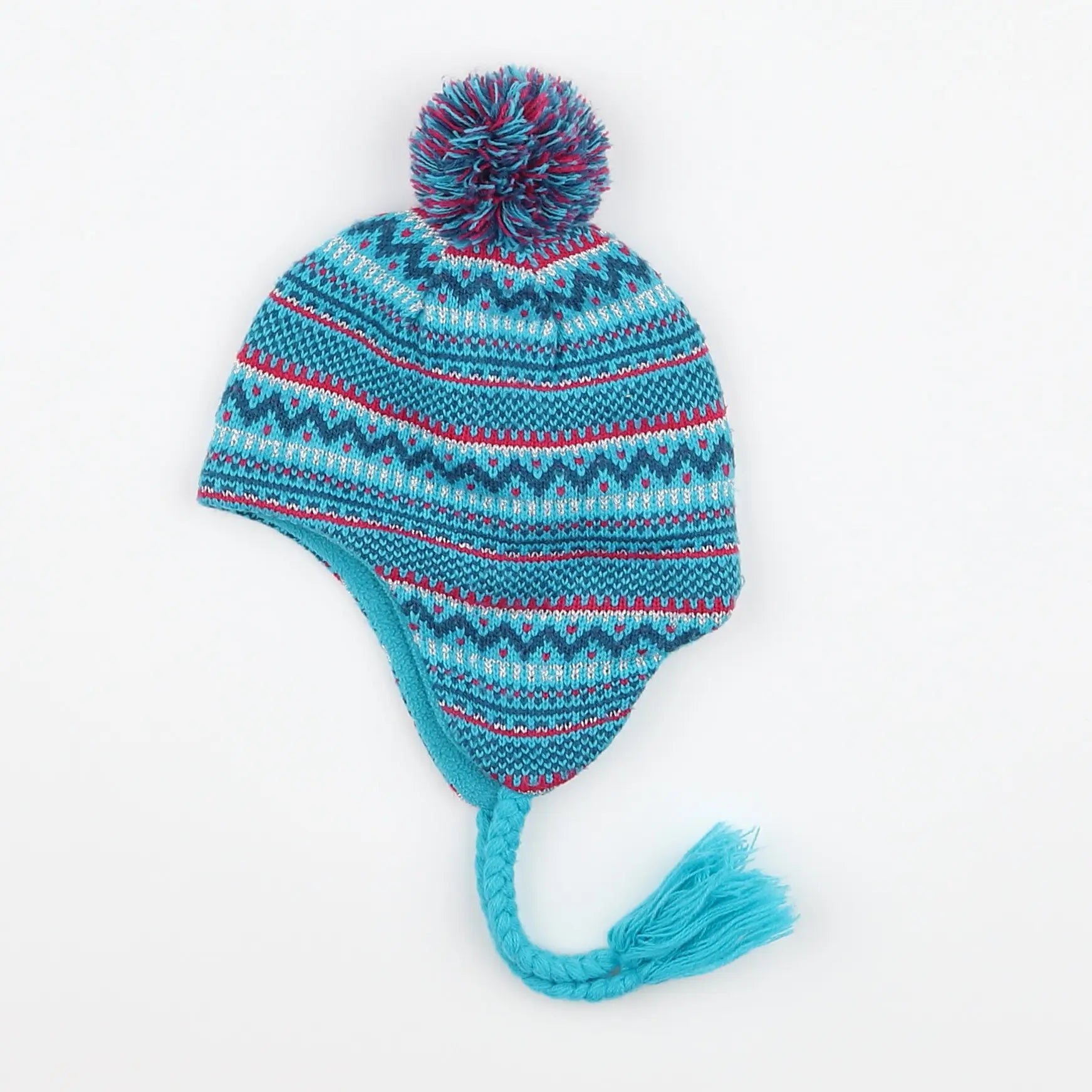 DPAM - bonnet bleu, argent - 6/12 mois