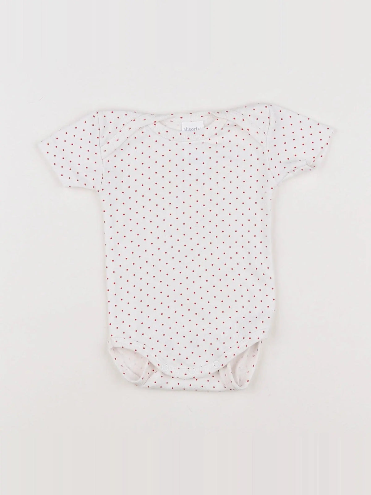 Absorba - body blanc, rouge - 3 mois