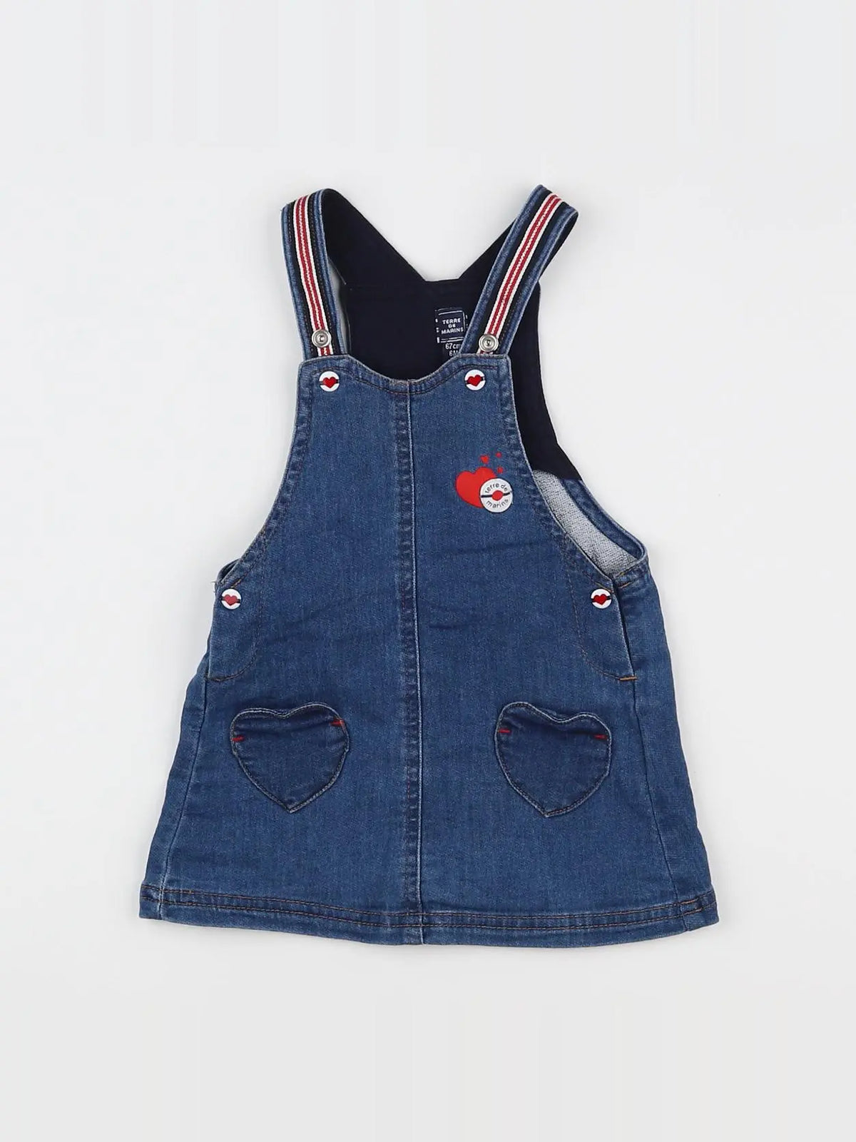 Terre de marins - robe bleu - 6 mois