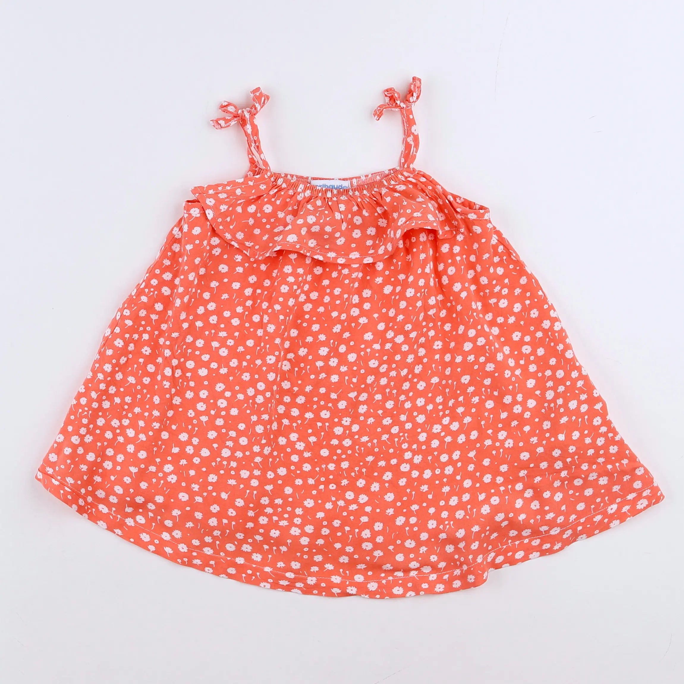 Vertbaudet - blouse blanc, rose - 9 mois