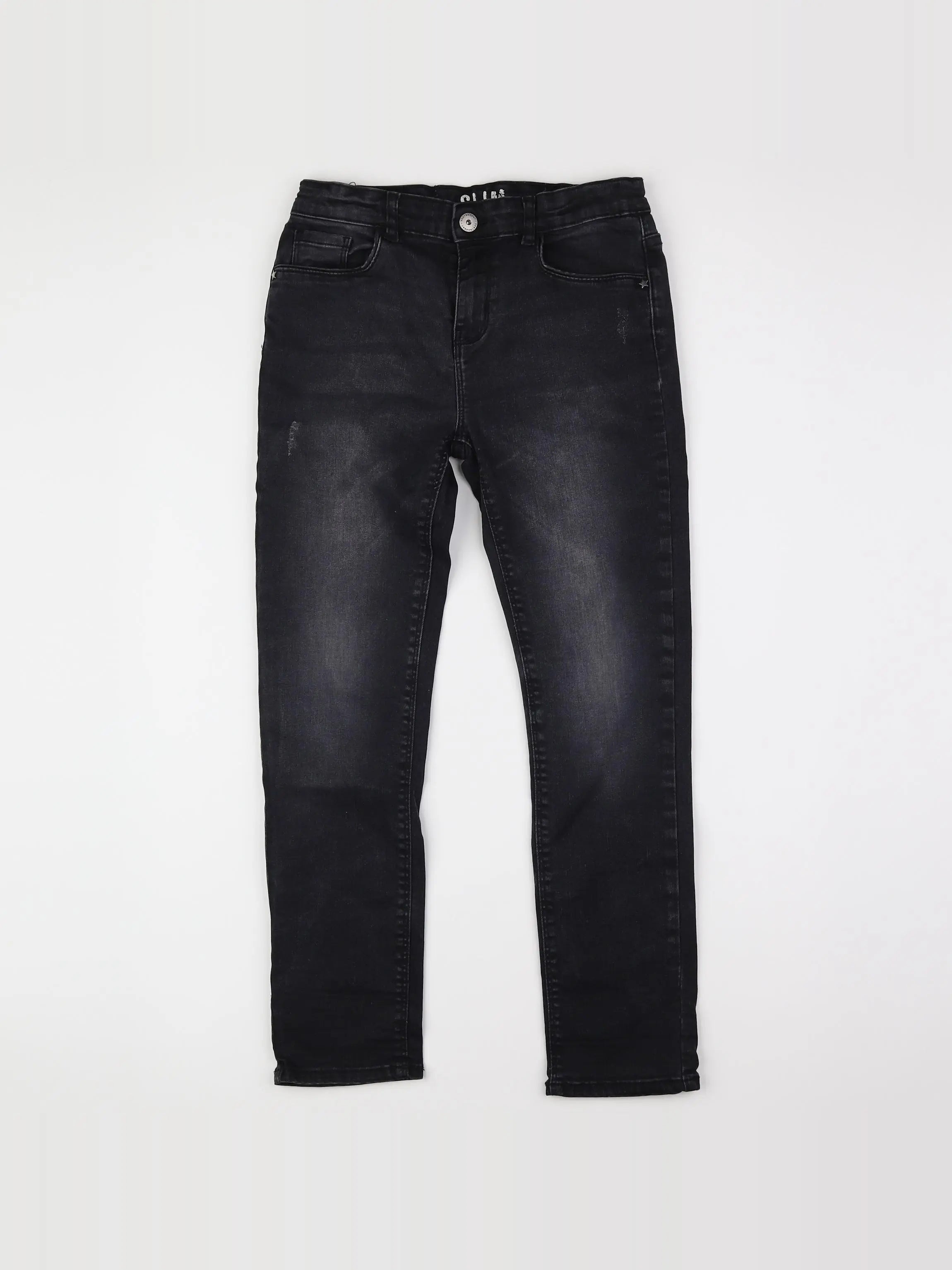 Vertbaudet - jean gris - 10 ans