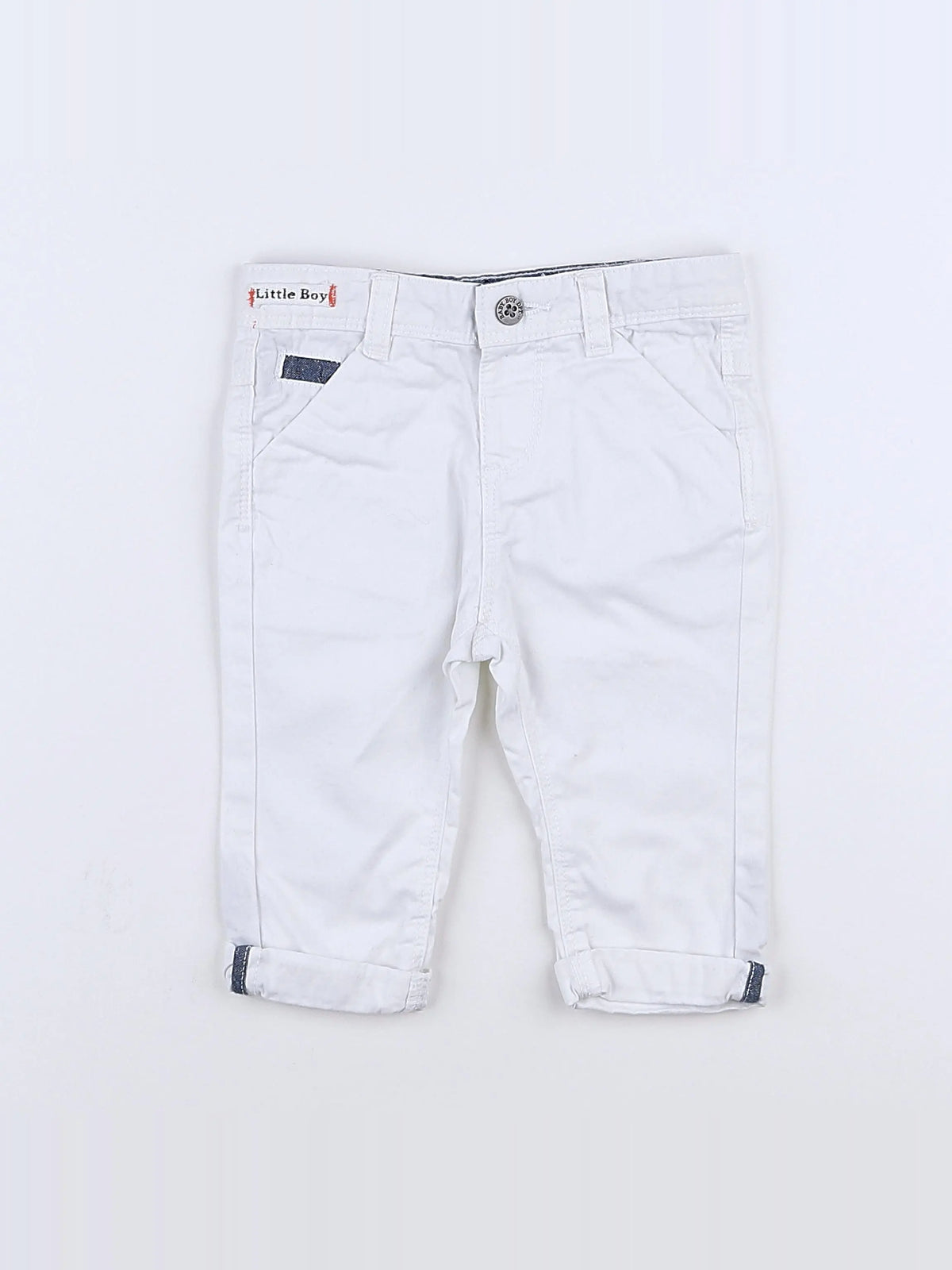 Tape à l'oeil - pantalon blanc - 6 mois