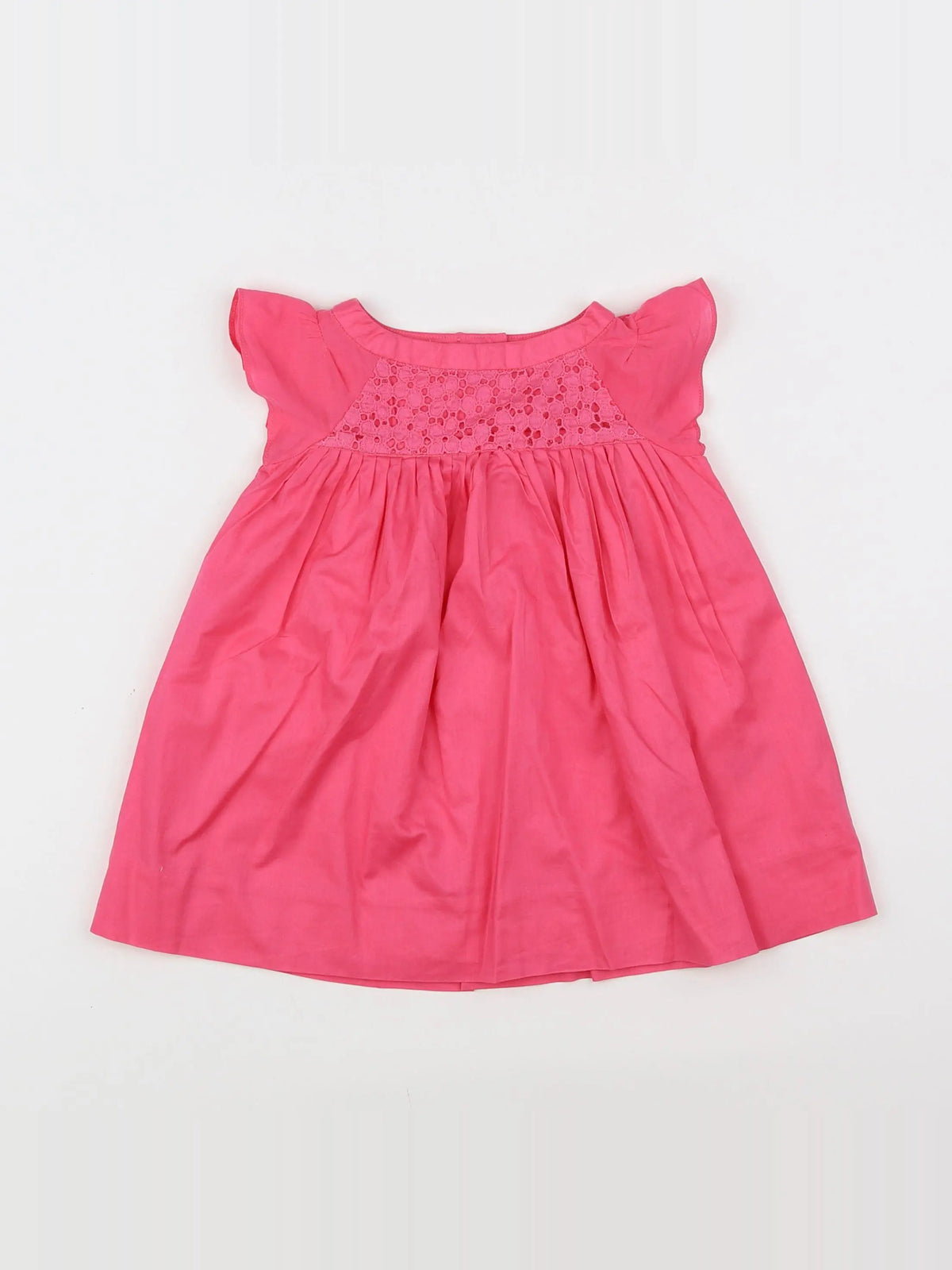 Jacadi - robe rose - 12 mois