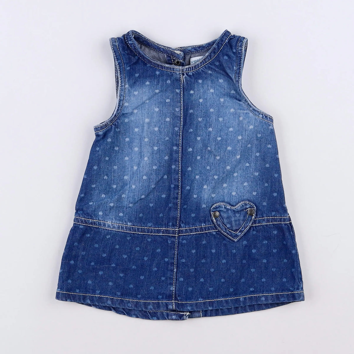 Vertbaudet - robe bleu - 3 mois