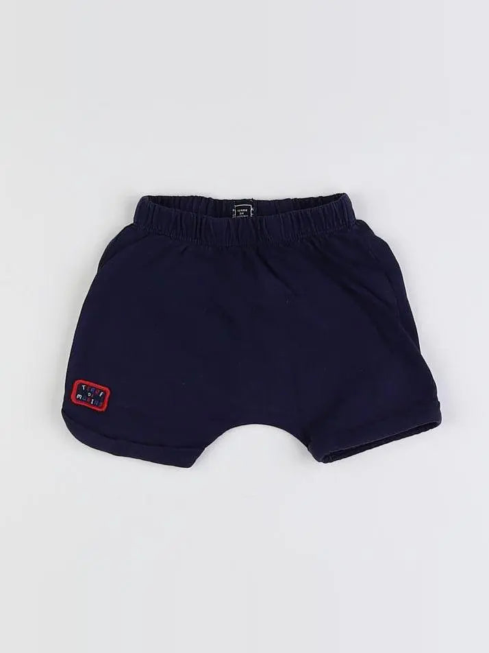 Terre de marins - short bleu - 9 mois