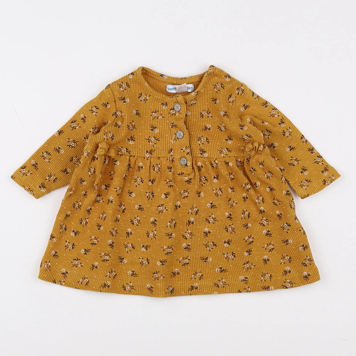 Vertbaudet - robe jaune - 3 mois