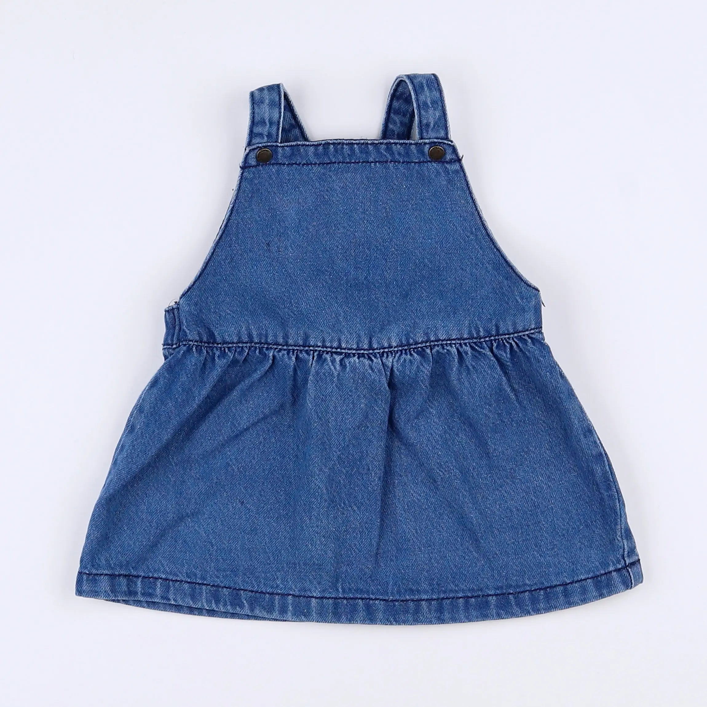 Vertbaudet - robe bleu - 12 mois