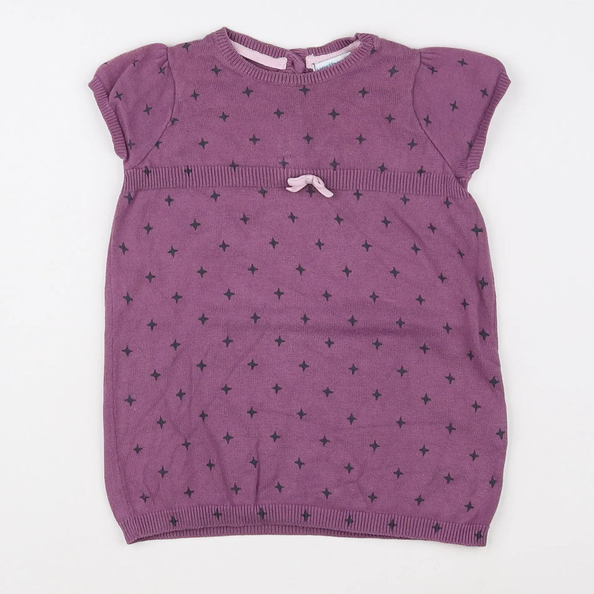 Vertbaudet - robe violet - 12 mois
