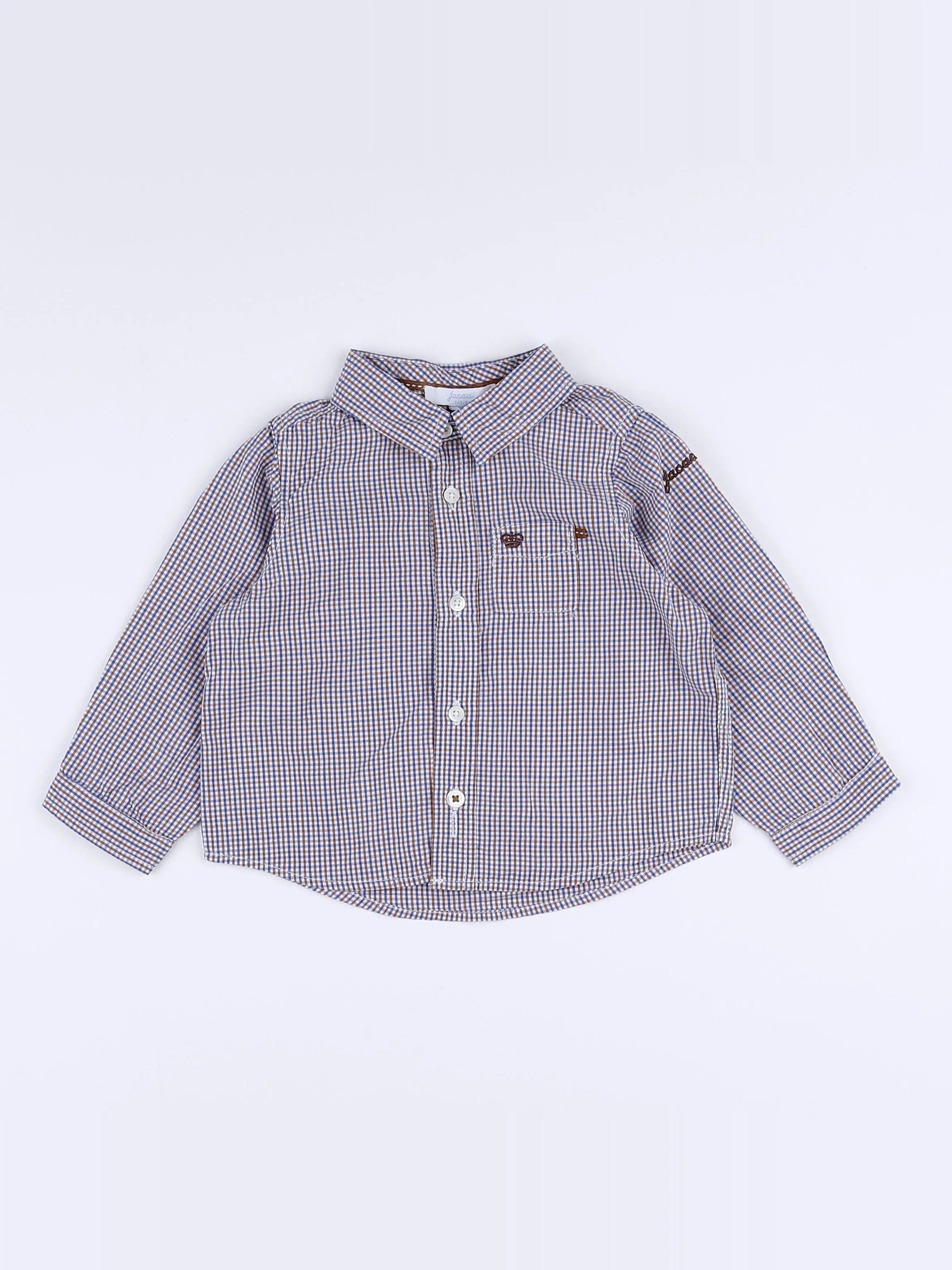Jacadi - chemise gris - 12 mois