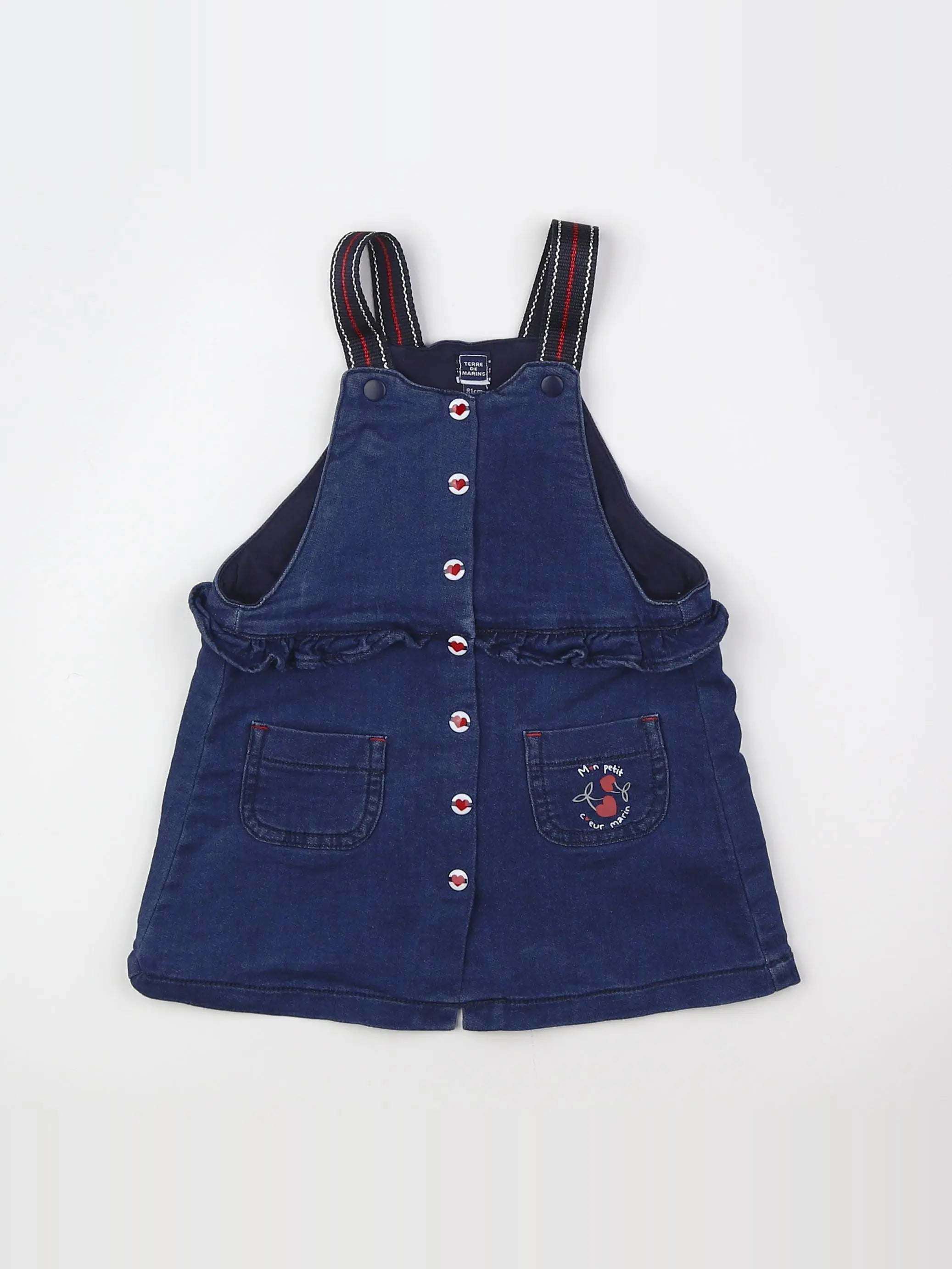 Terre de marins - robe bleu - 18 mois