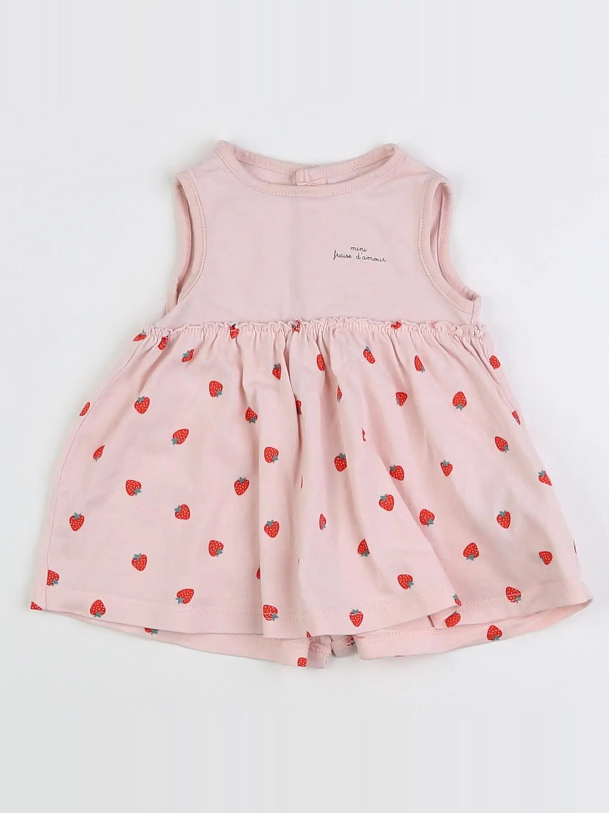 Vertbaudet - robe multicolore - 1 mois