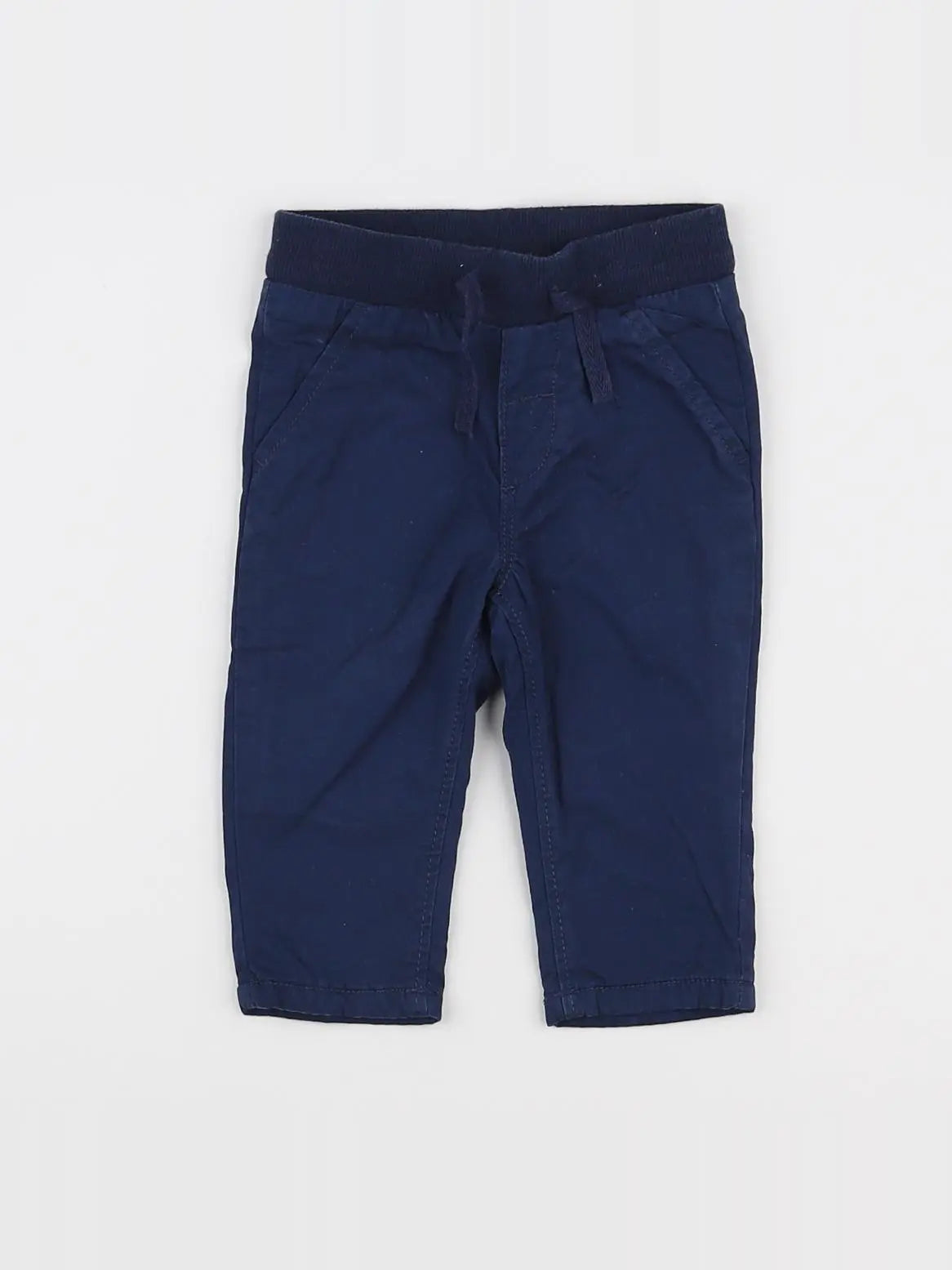 H&M - pantalon bleu - 3/6 mois