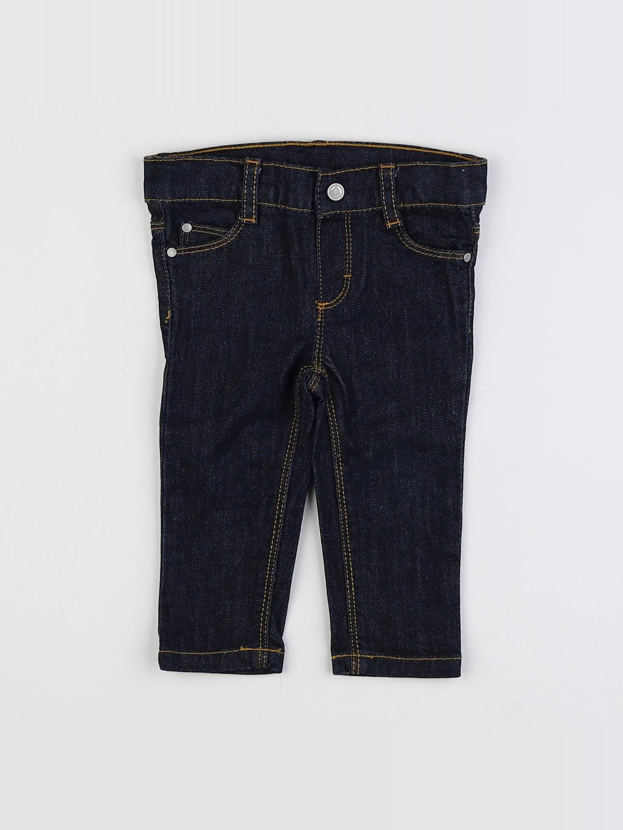 Petit Bateau - jean bleu - 6 mois