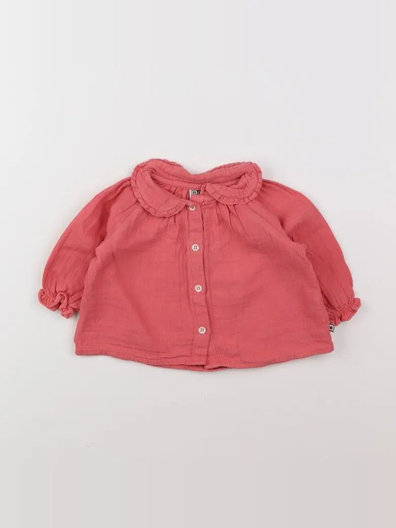 Bonton - blouse rose - 3 mois