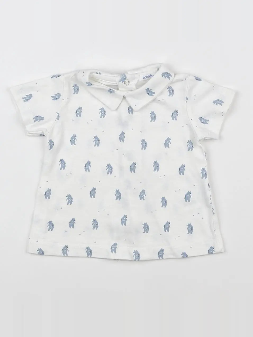 Boutchou - tee-shirt bleu - 3 mois