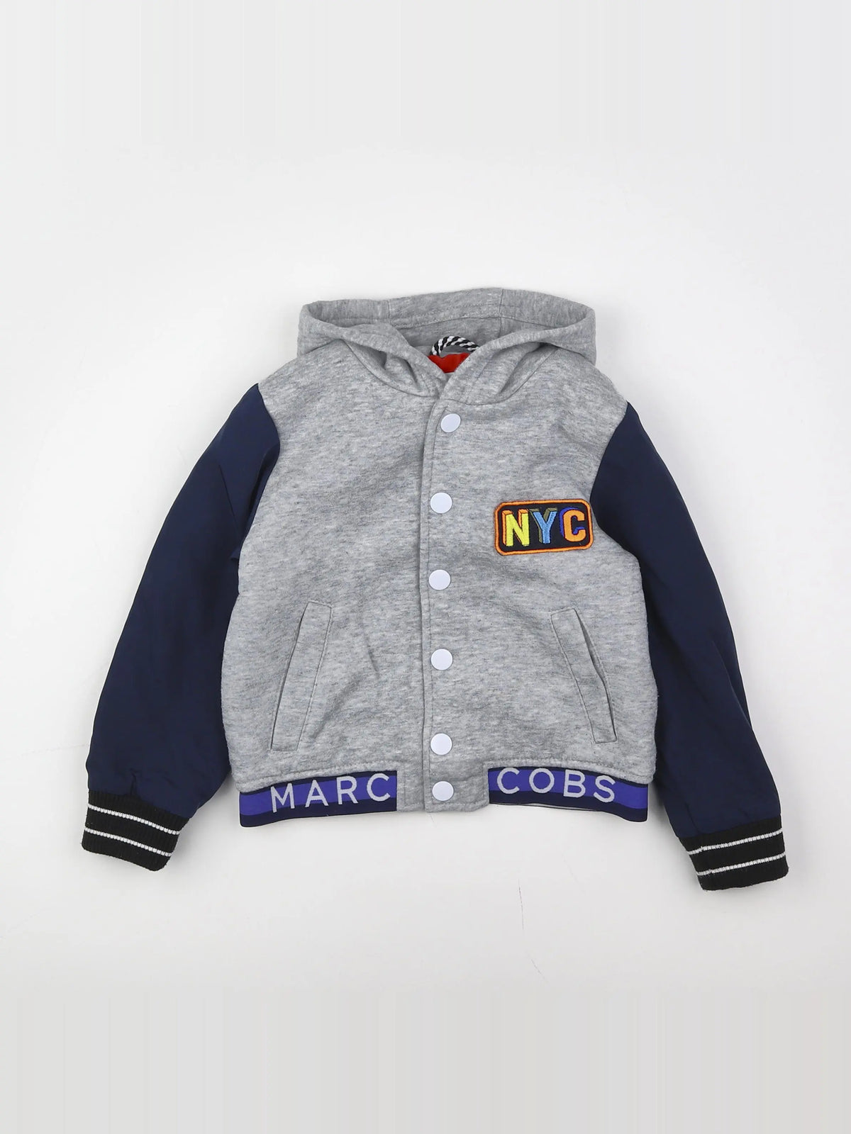Little marc jacobs - sweat bleu, gris - 3 mois