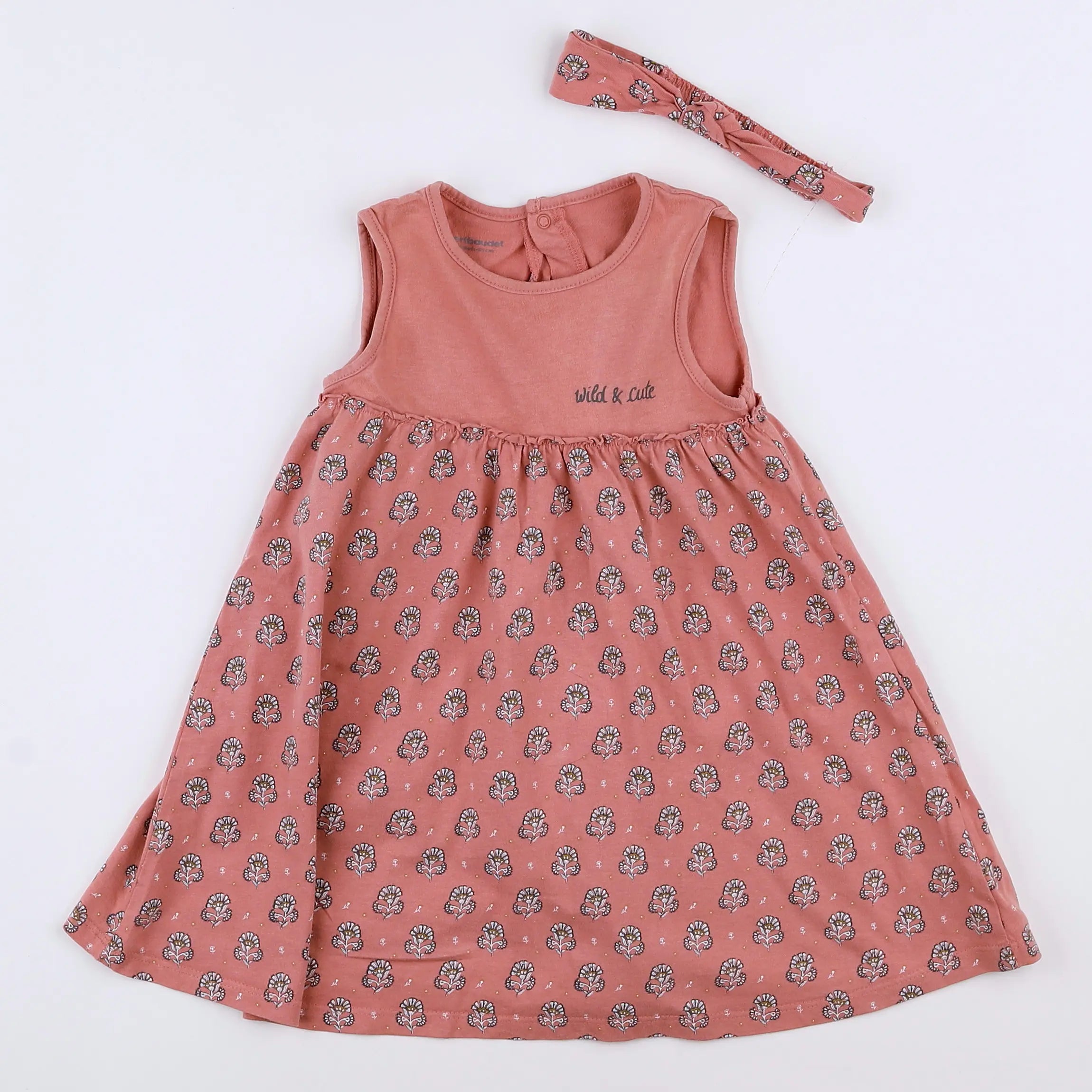 Vertbaudet - robe rose - 18 mois