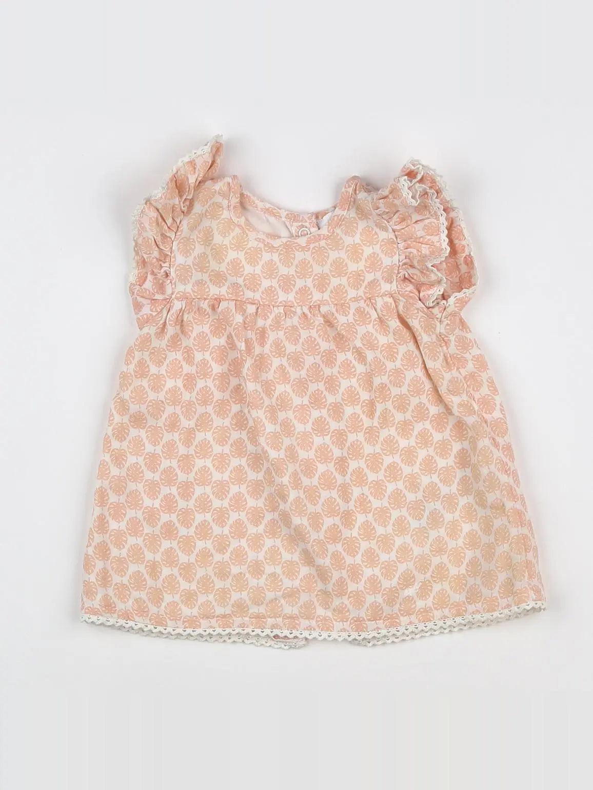 La Redoute - robe rose, blanc - 3 mois