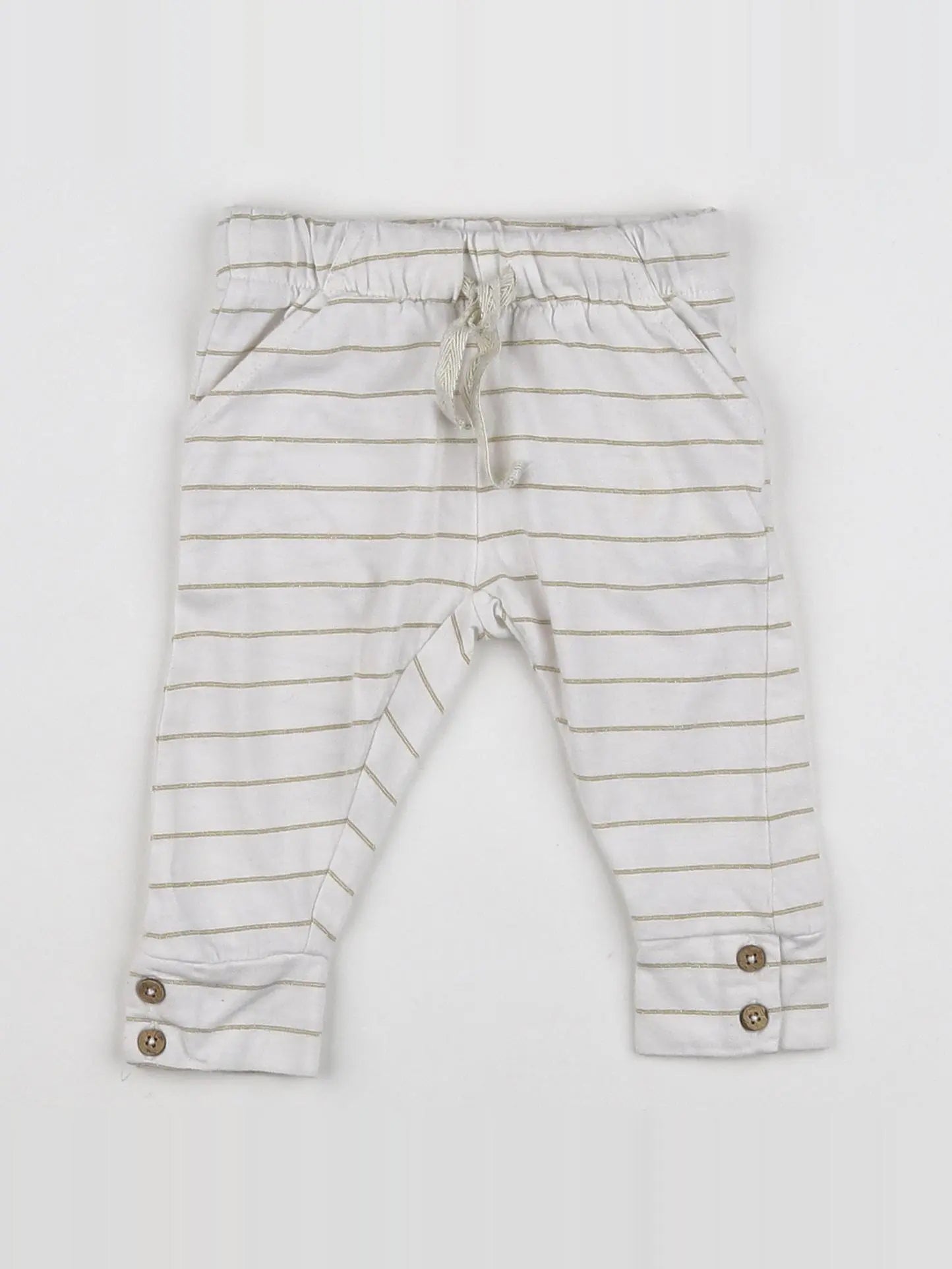 Boutchou - legging blanc - 6 mois
