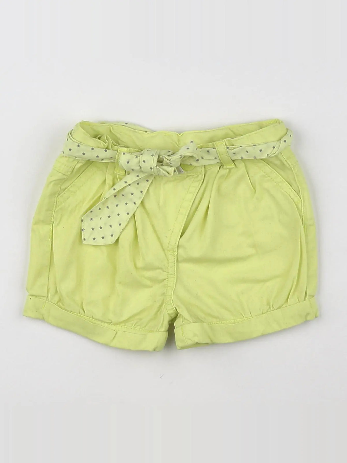 Tape à l'oeil - short jaune - 12 mois